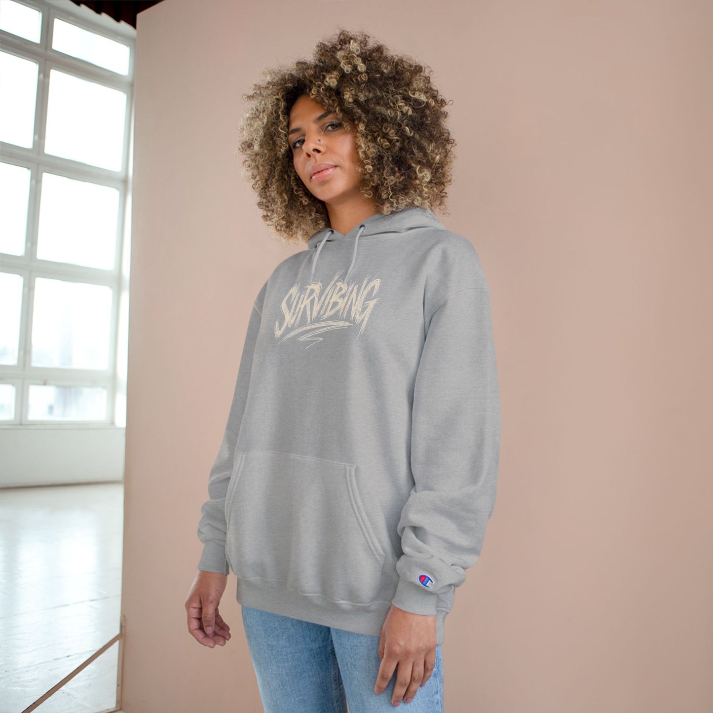 Wook puss 3 Champion Hoodie