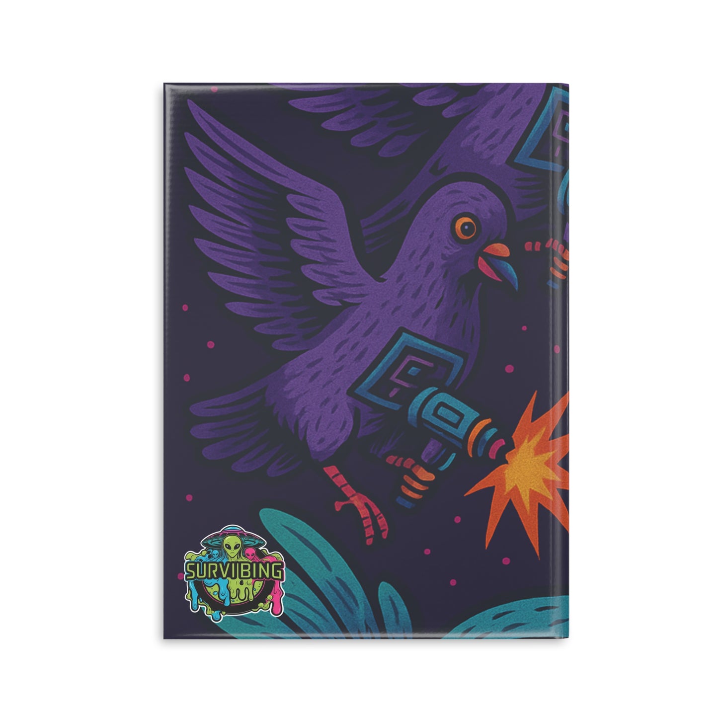 Cosmic Creature Hardcover Notebook | Quirky Alien & Octopus Design | Perfect for Creatives
