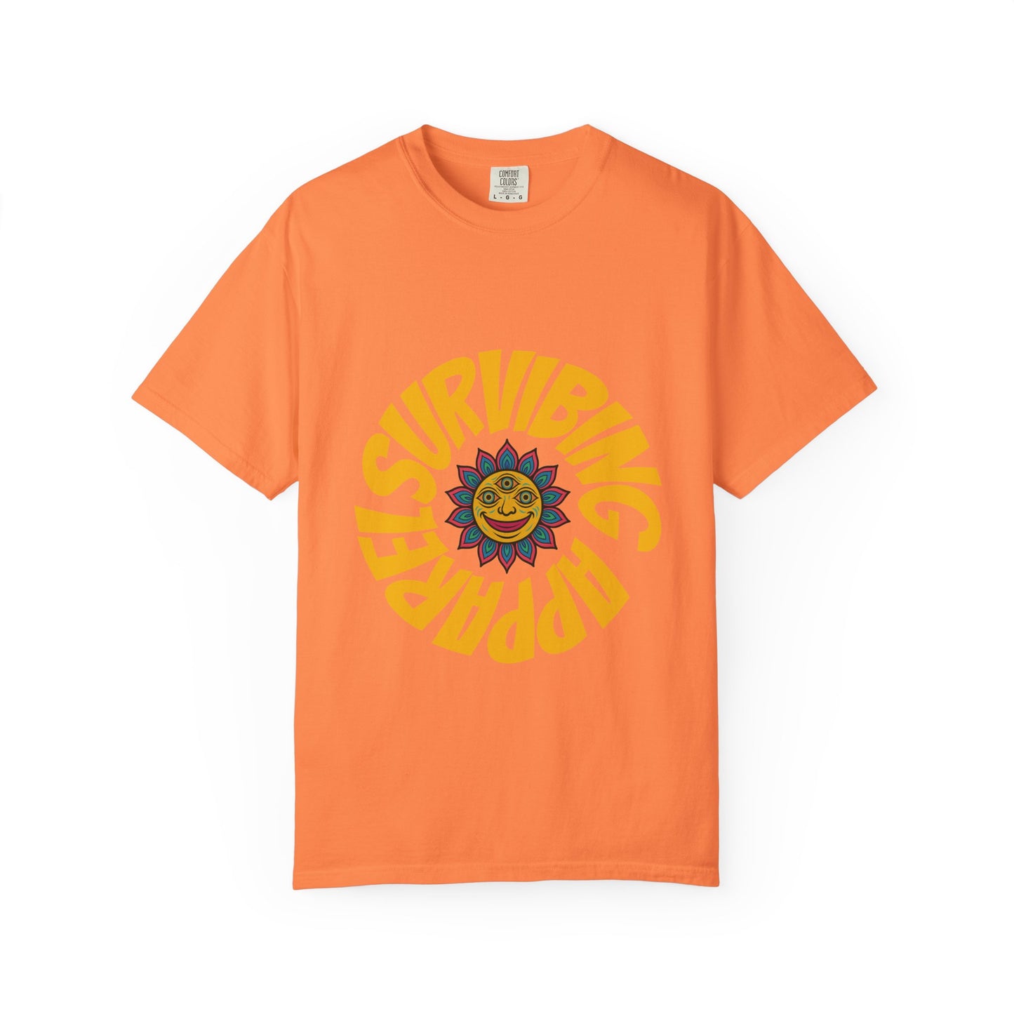 Colorful lotus Sun Graphic Tee