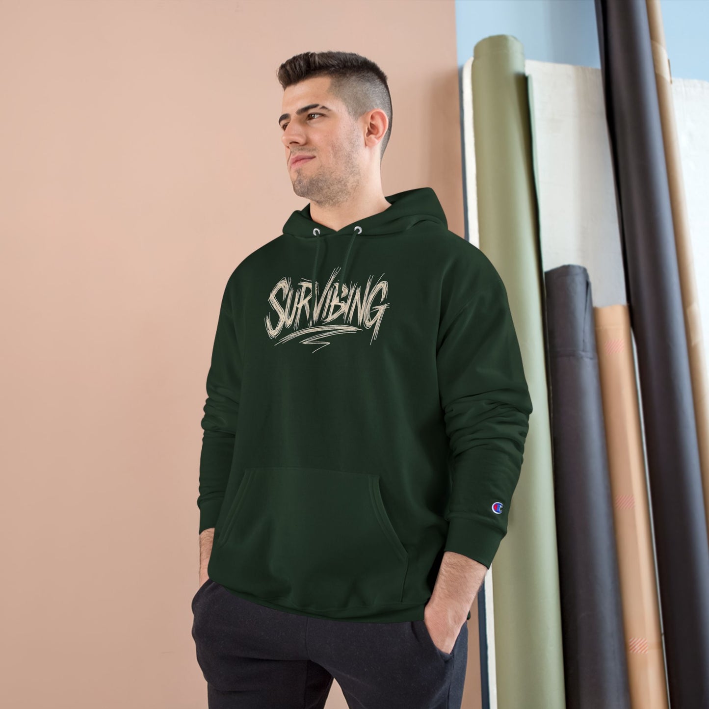 Wook puss 3 Champion Hoodie