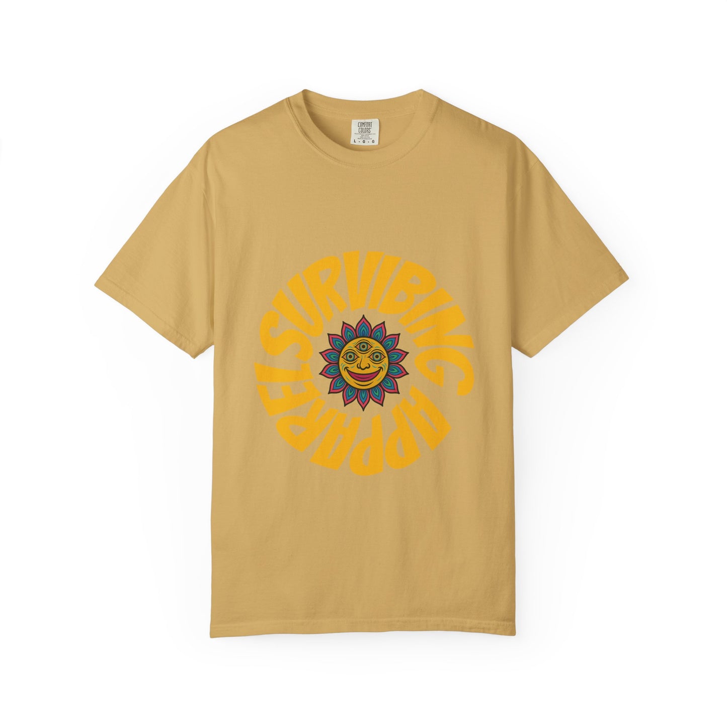 Colorful lotus Sun Graphic Tee