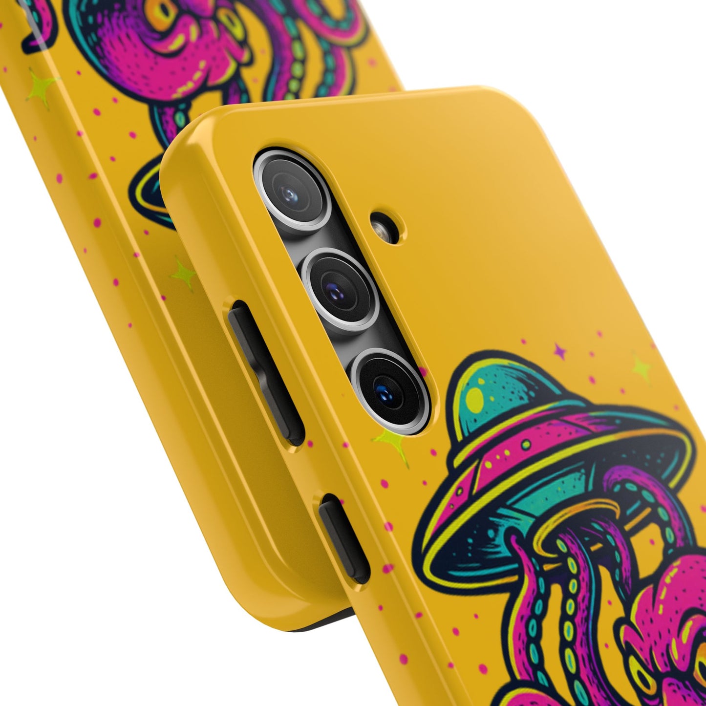 kraken Phone Case | Unique Yellow Design for Alien Lovers