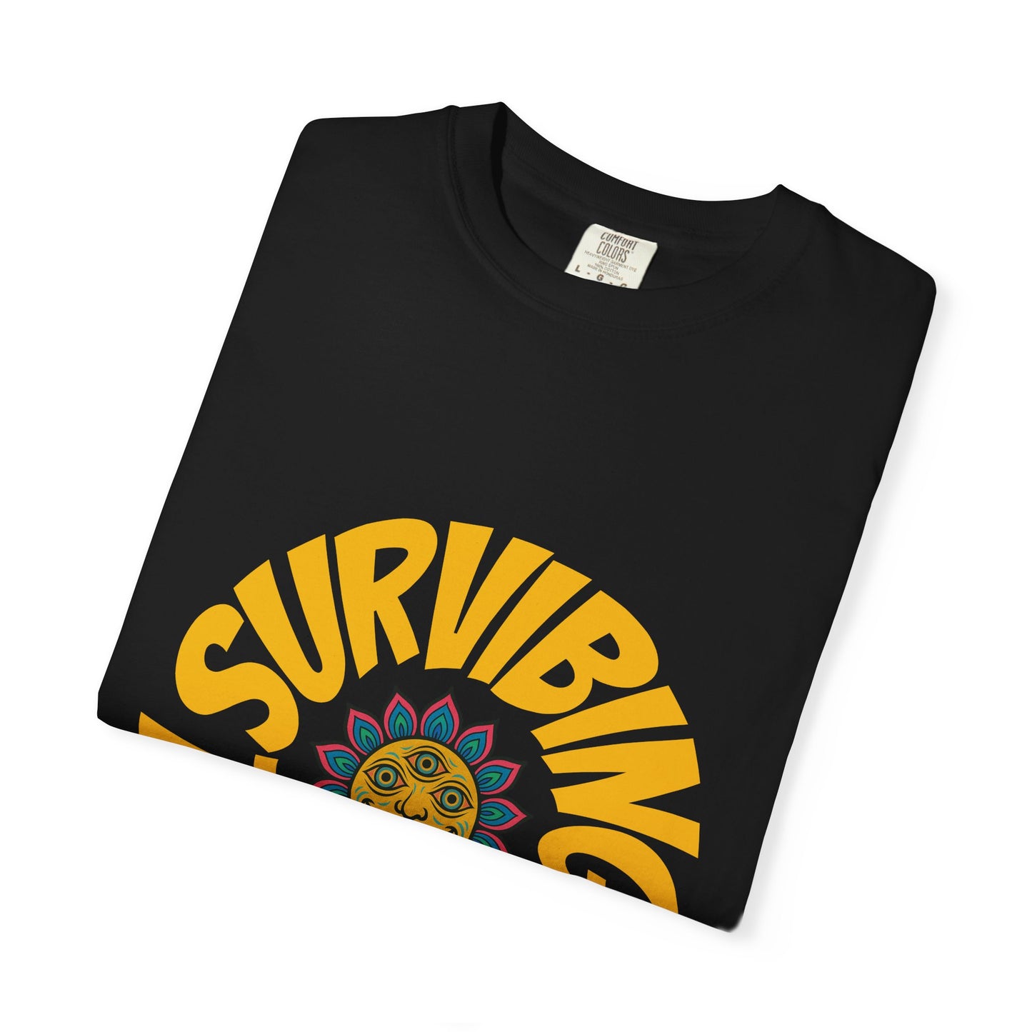 Colorful lotus Sun Graphic Tee
