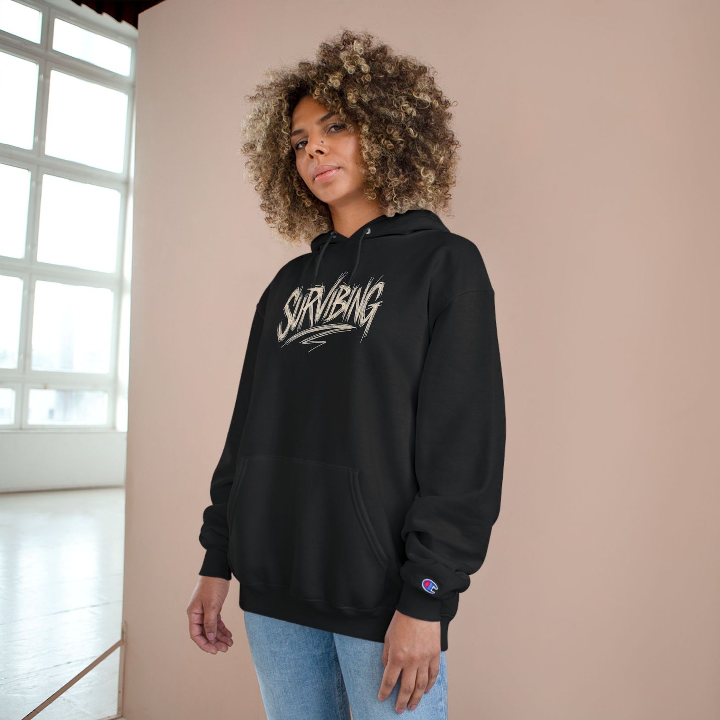 Wook puss 3 Champion Hoodie