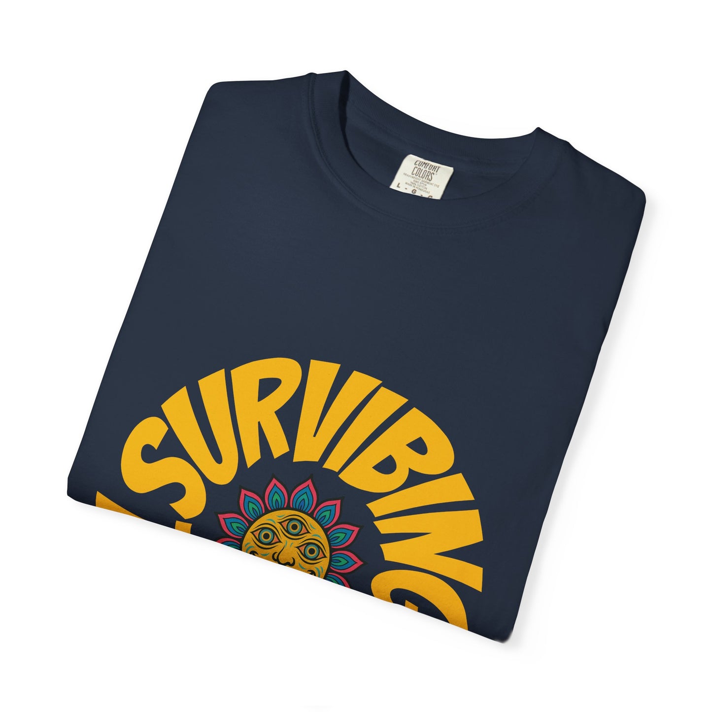 Colorful lotus Sun Graphic Tee