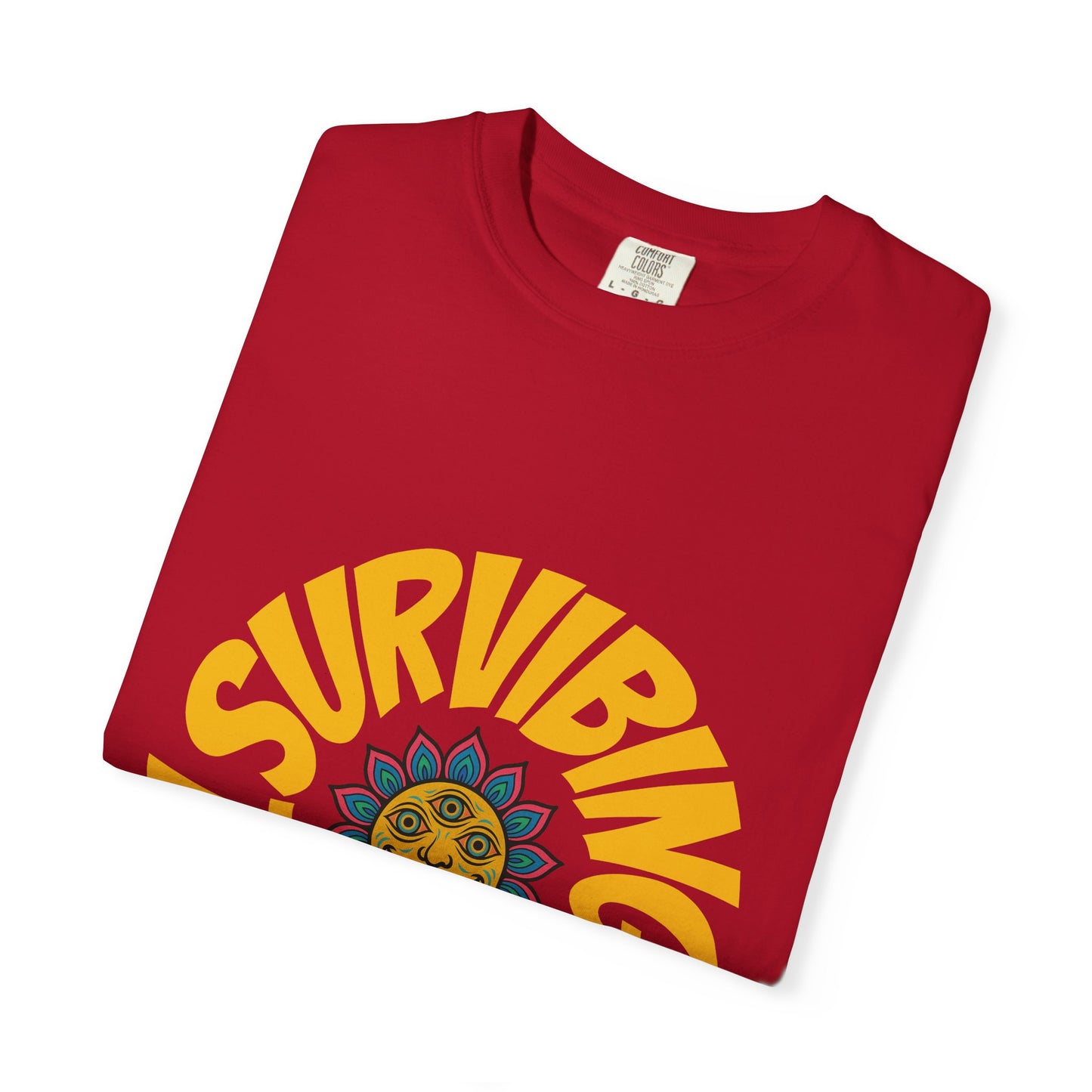 Colorful lotus Sun Graphic Tee