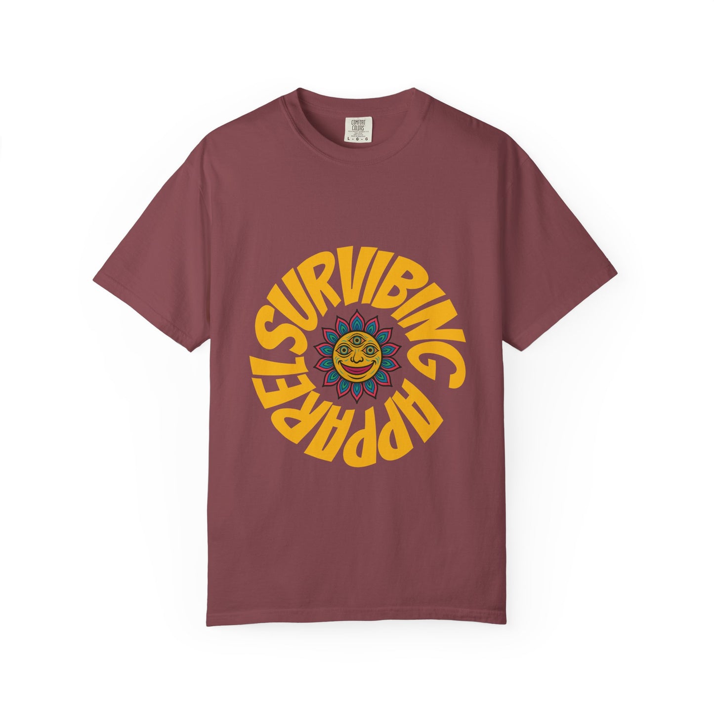 Colorful lotus Sun Graphic Tee