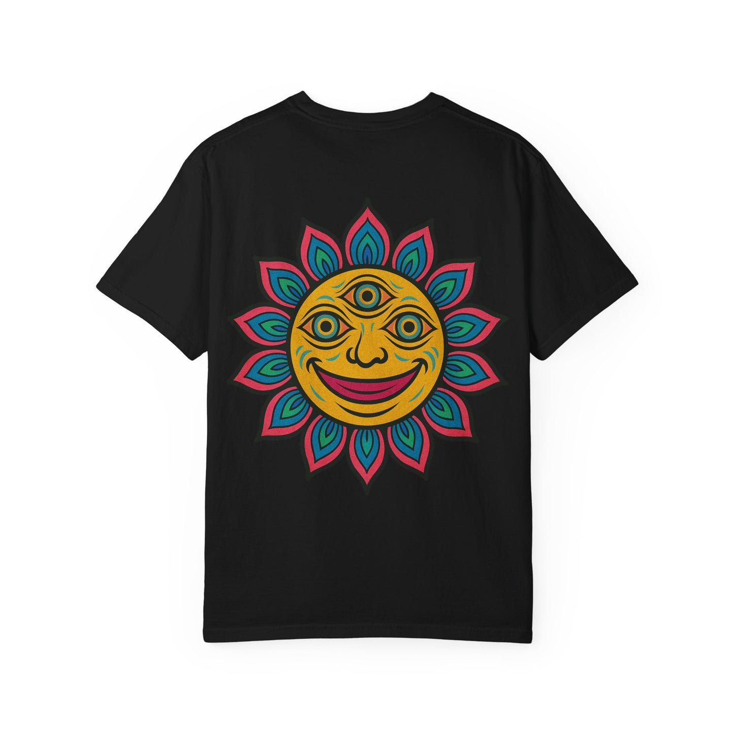 Colorful lotus Sun Graphic Tee