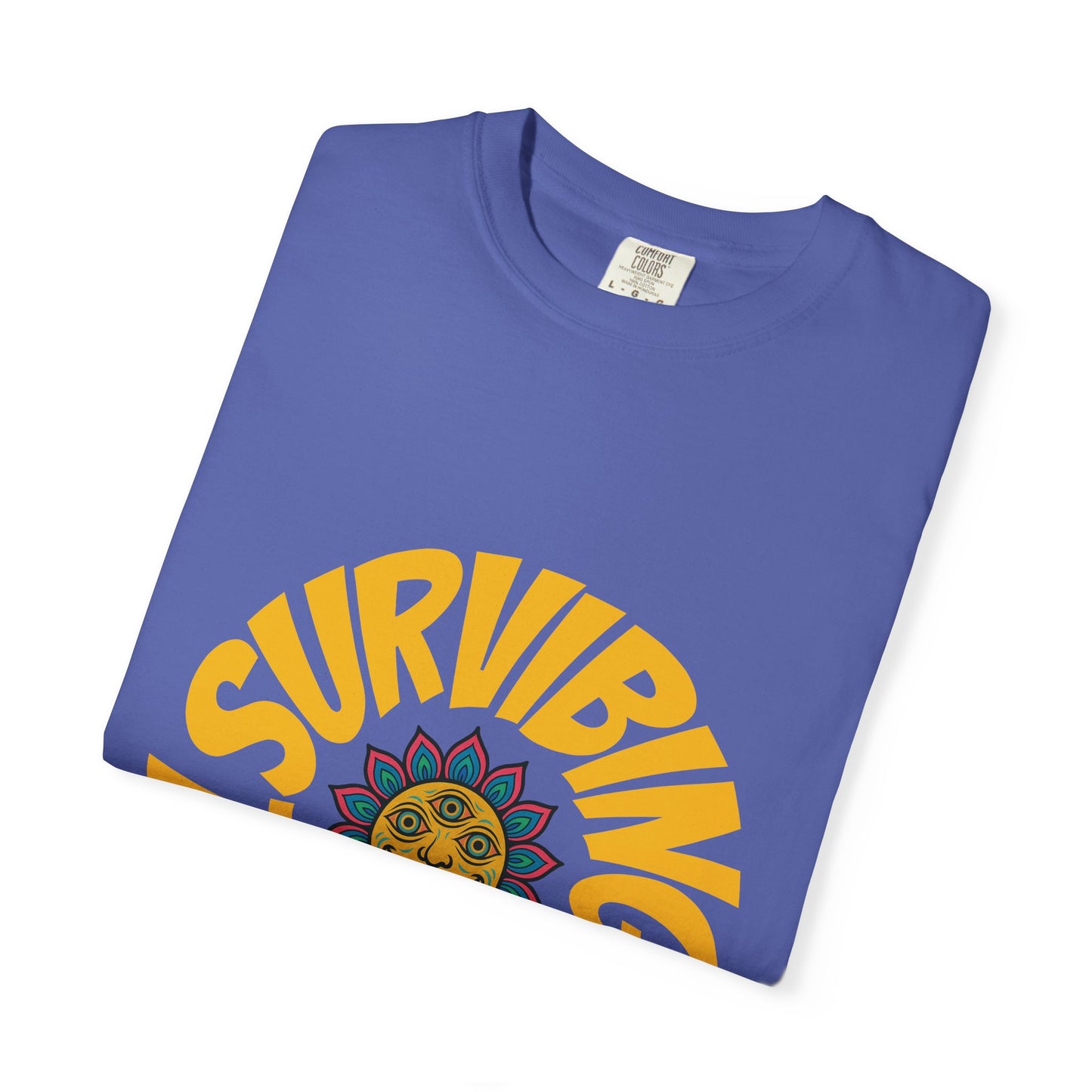 Colorful lotus Sun Graphic Tee