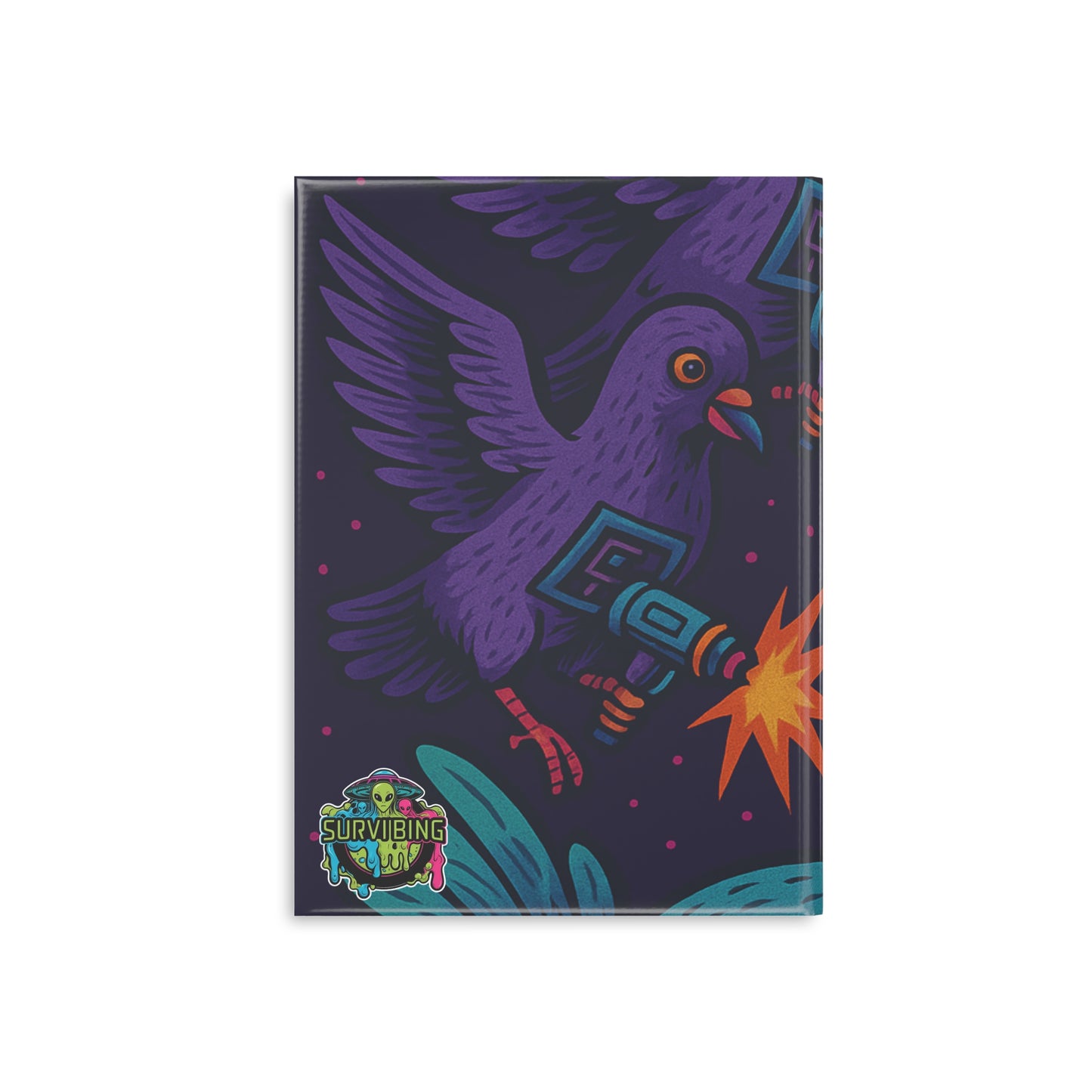 Cosmic Creature Hardcover Notebook | Quirky Alien & Octopus Design | Perfect for Creatives
