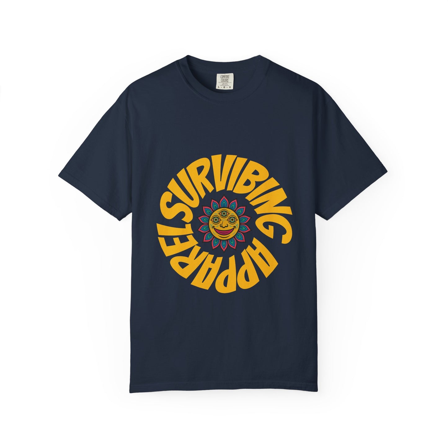 Colorful lotus Sun Graphic Tee