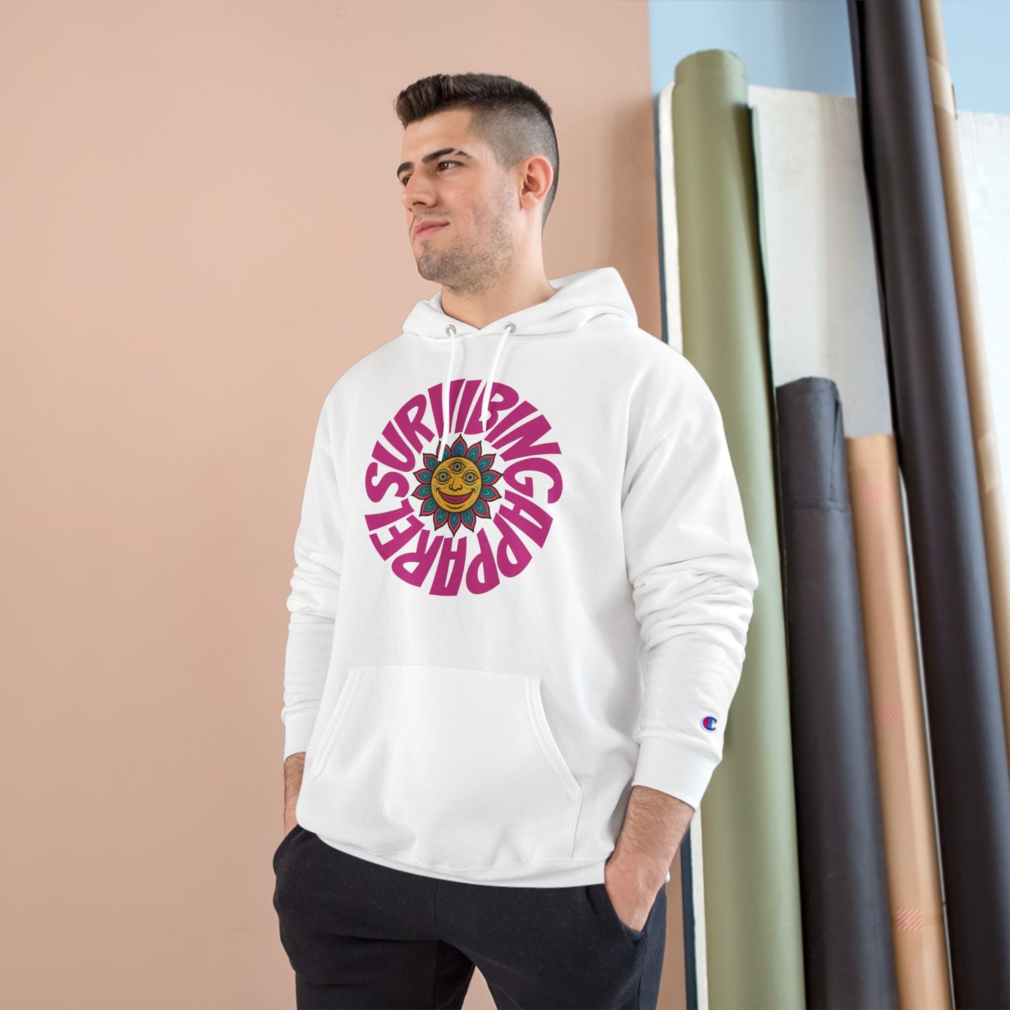 Lotus sun Champion Hoodie