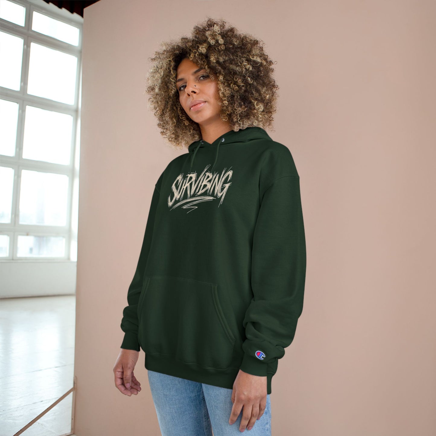 Wook puss 3 Champion Hoodie