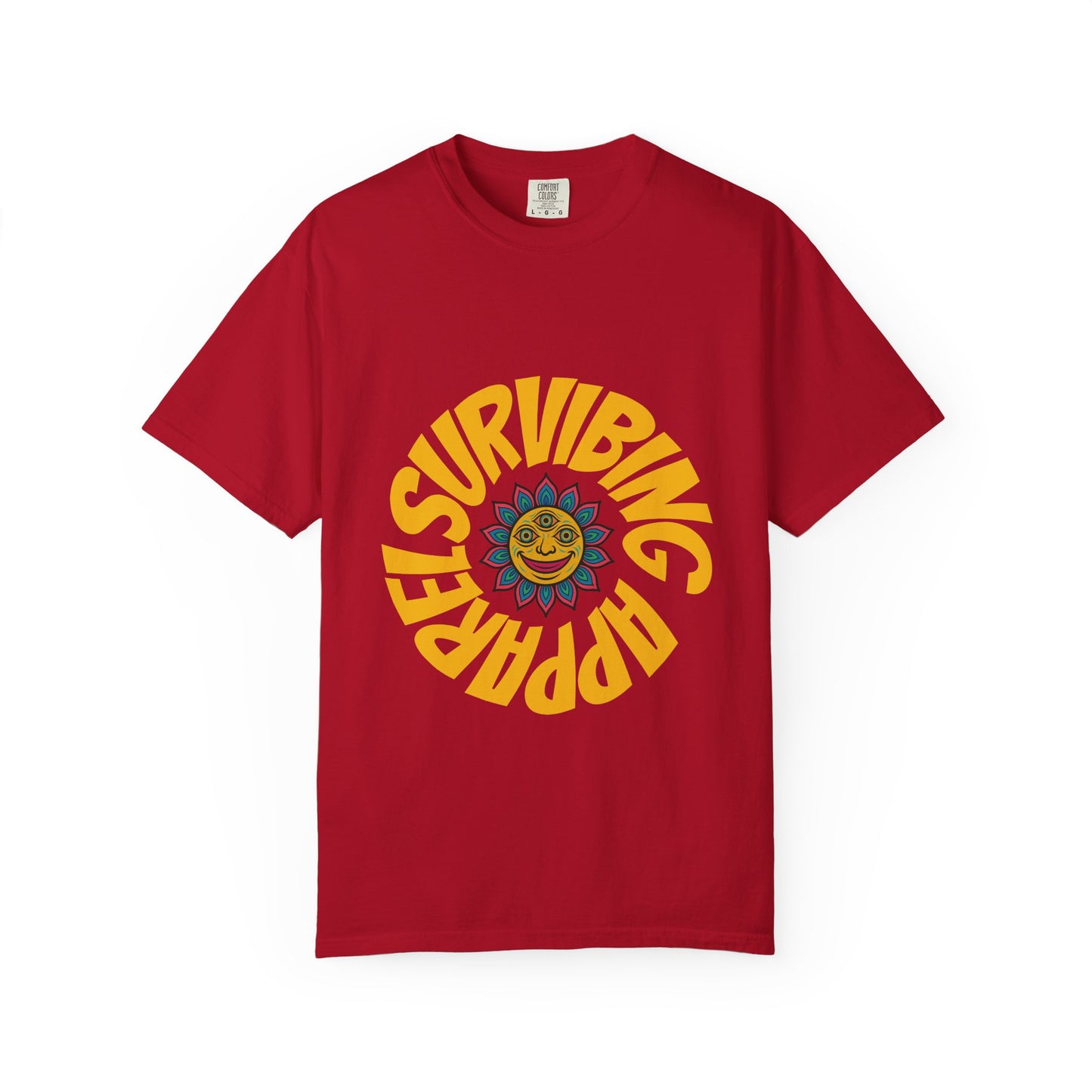 Colorful lotus Sun Graphic Tee