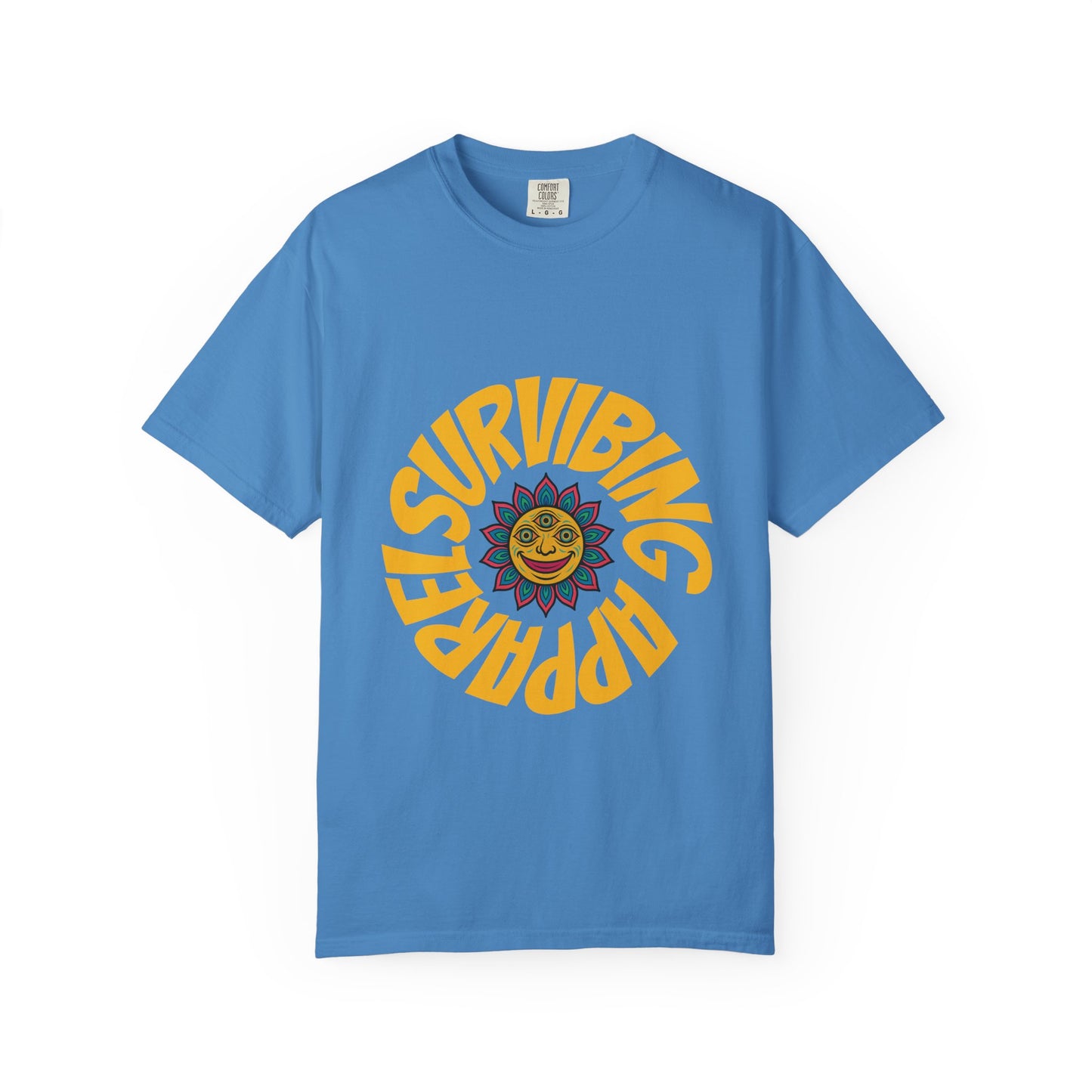 Colorful lotus Sun Graphic Tee
