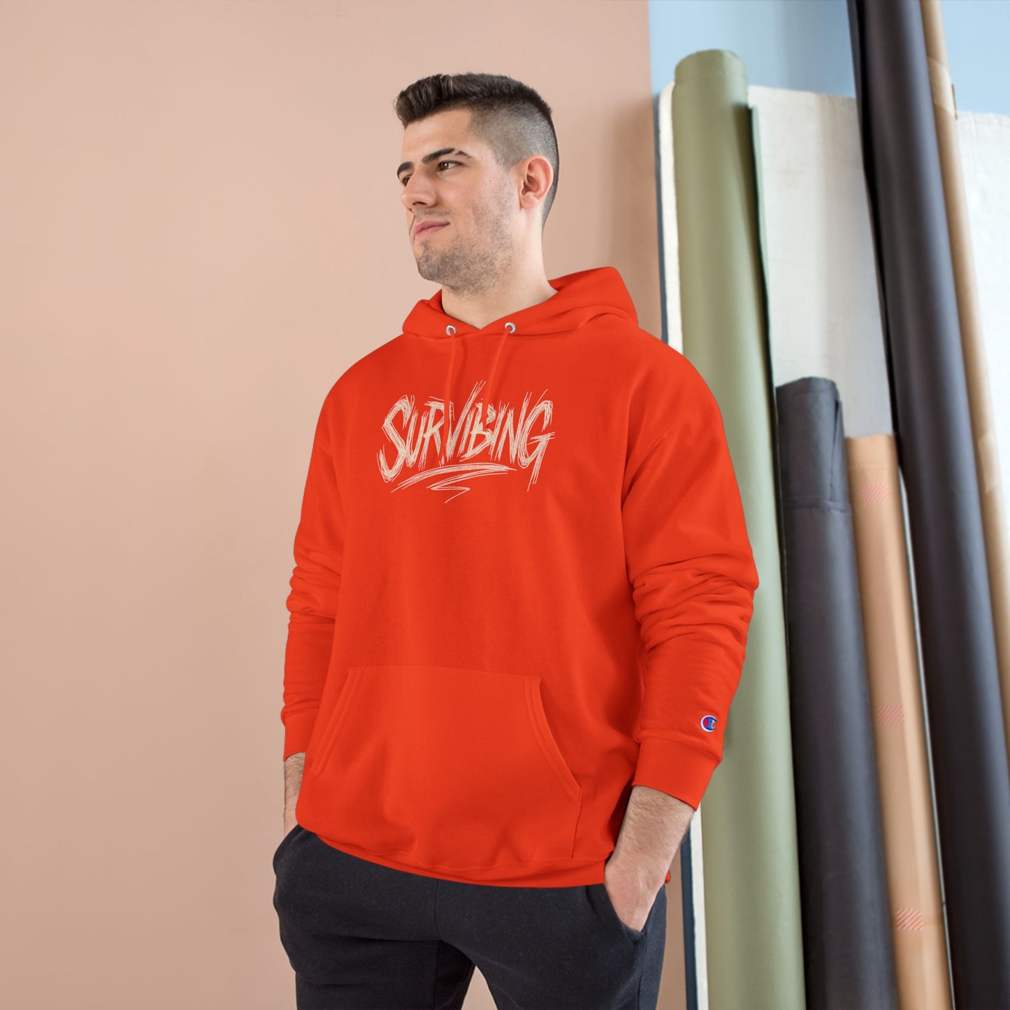 Wook puss 3 Champion Hoodie
