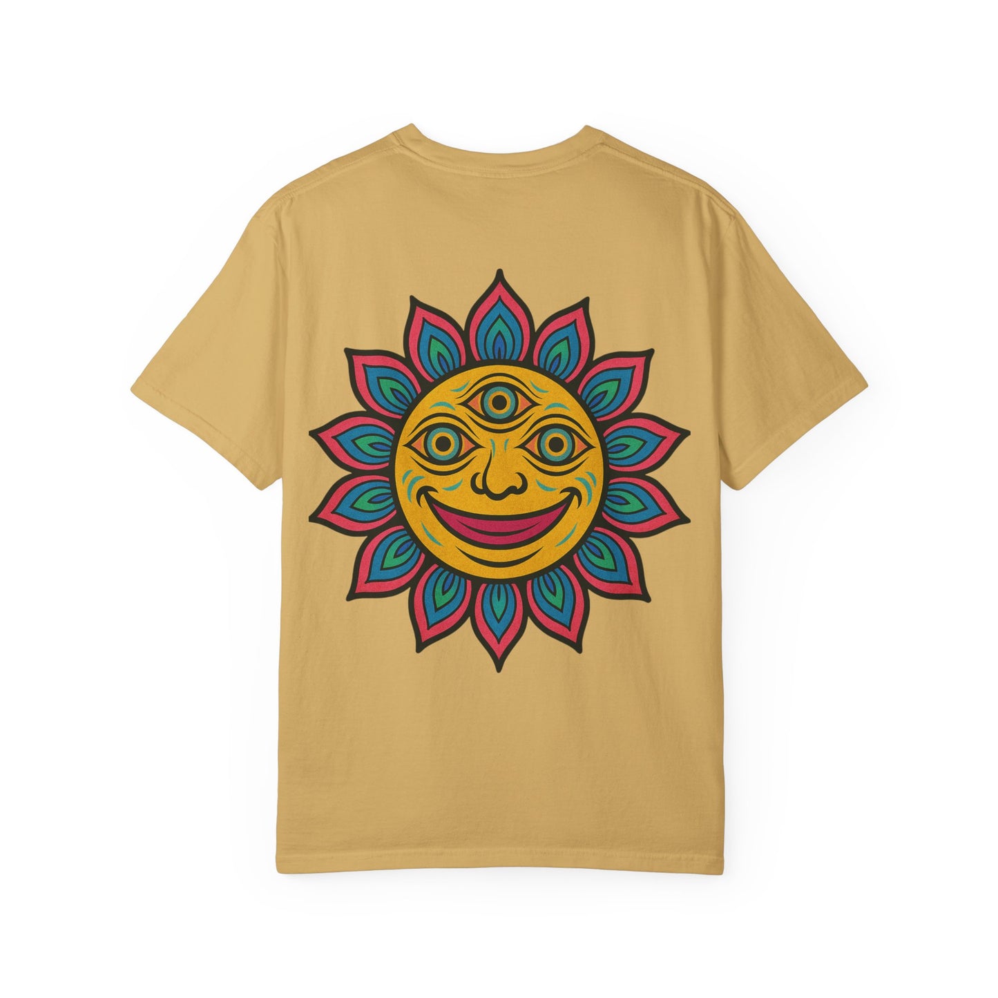 Colorful lotus Sun Graphic Tee