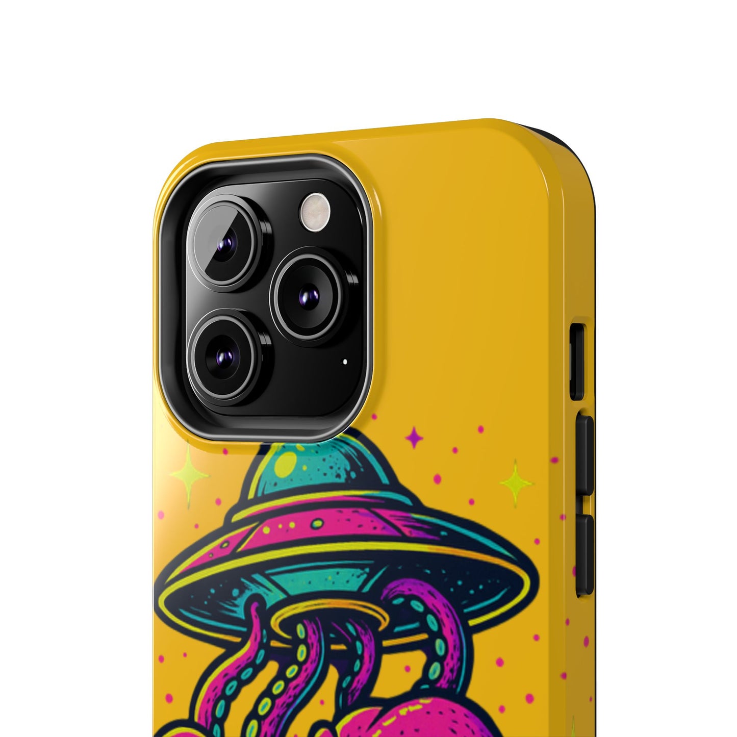 kraken Phone Case | Unique Yellow Design for Alien Lovers