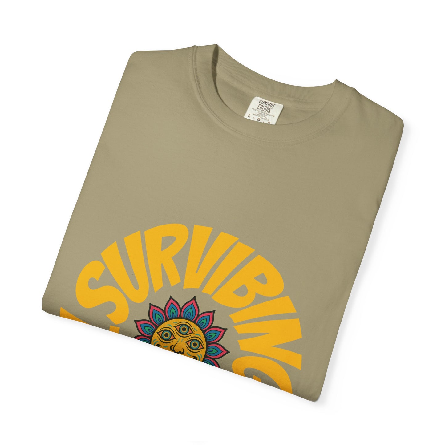 Colorful lotus Sun Graphic Tee