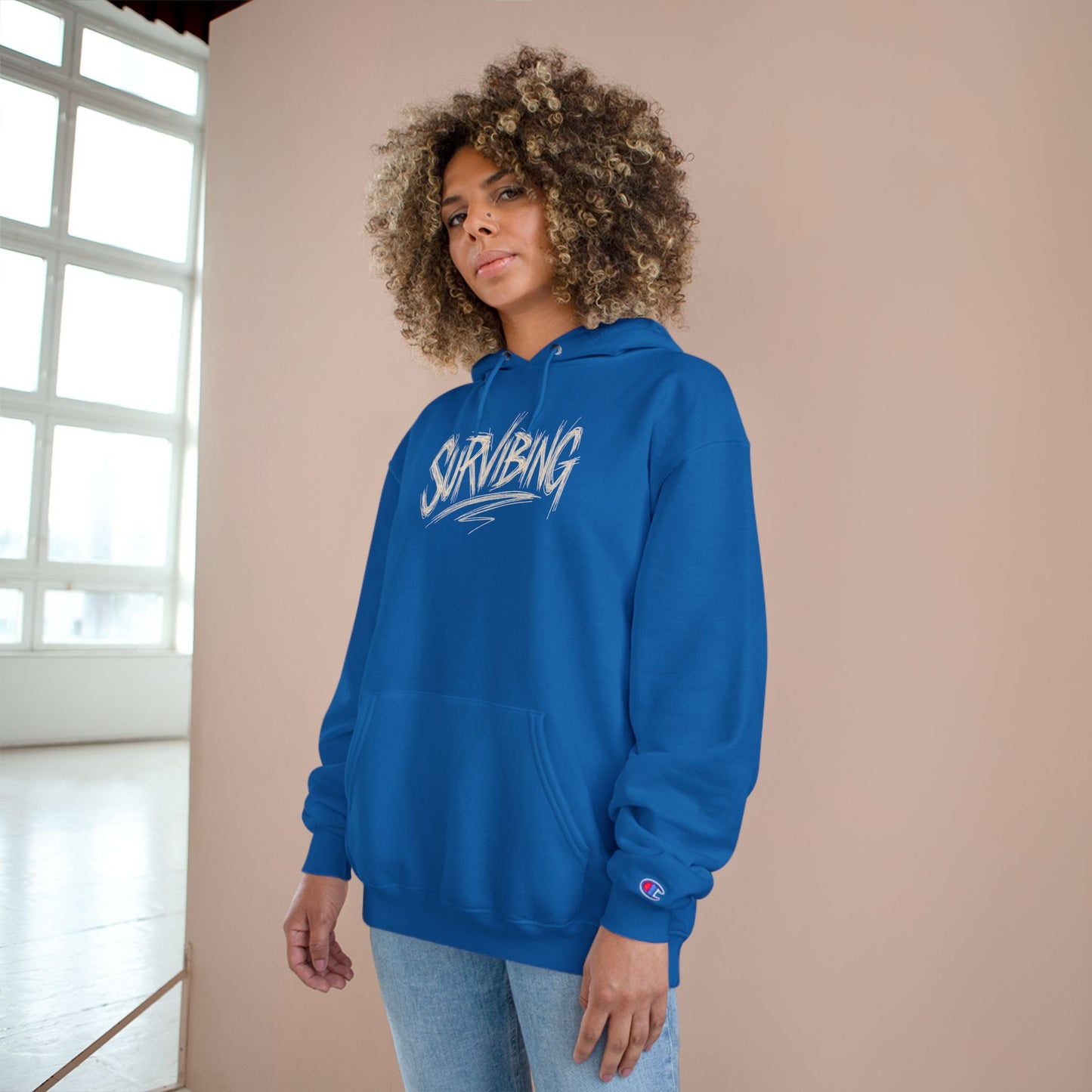 Wook puss 3 Champion Hoodie