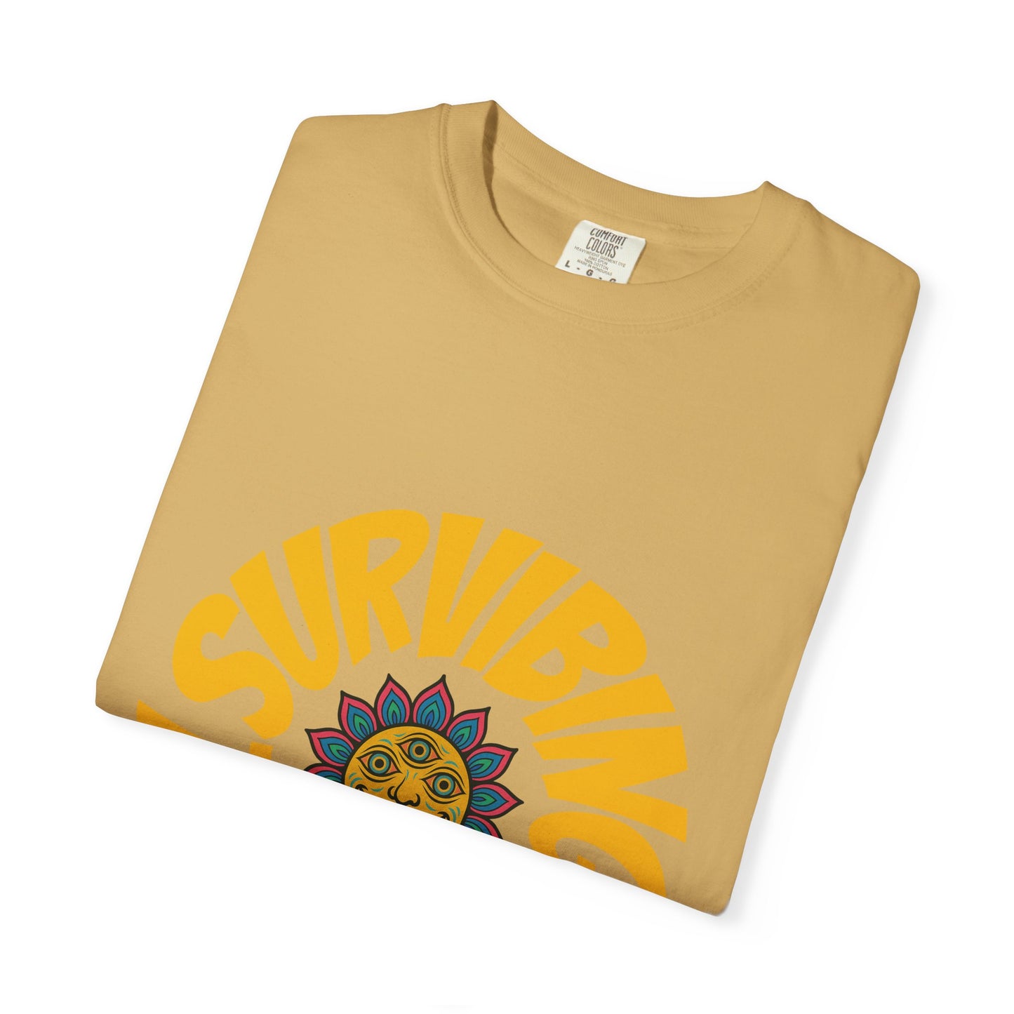 Colorful lotus Sun Graphic Tee