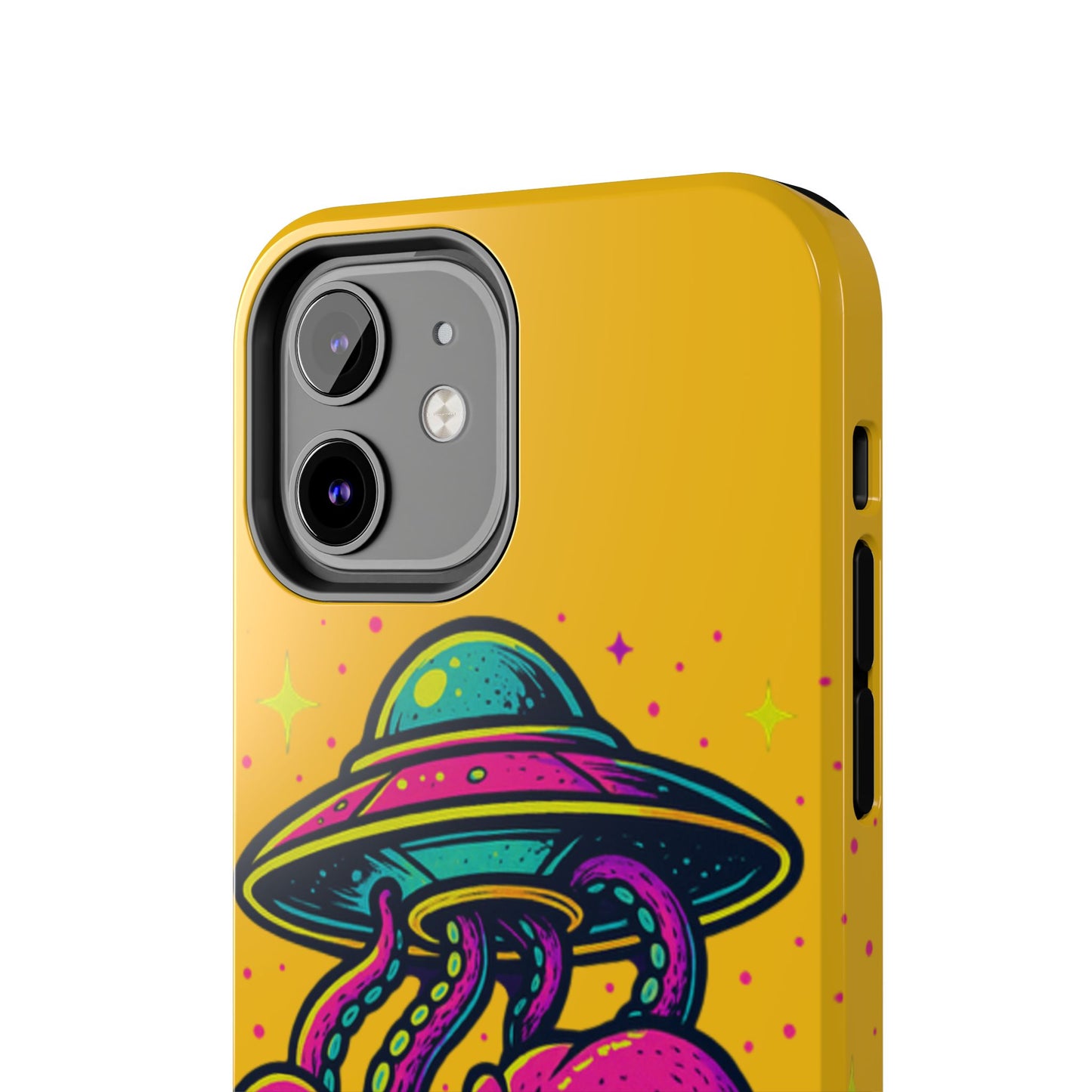 kraken Phone Case | Unique Yellow Design for Alien Lovers