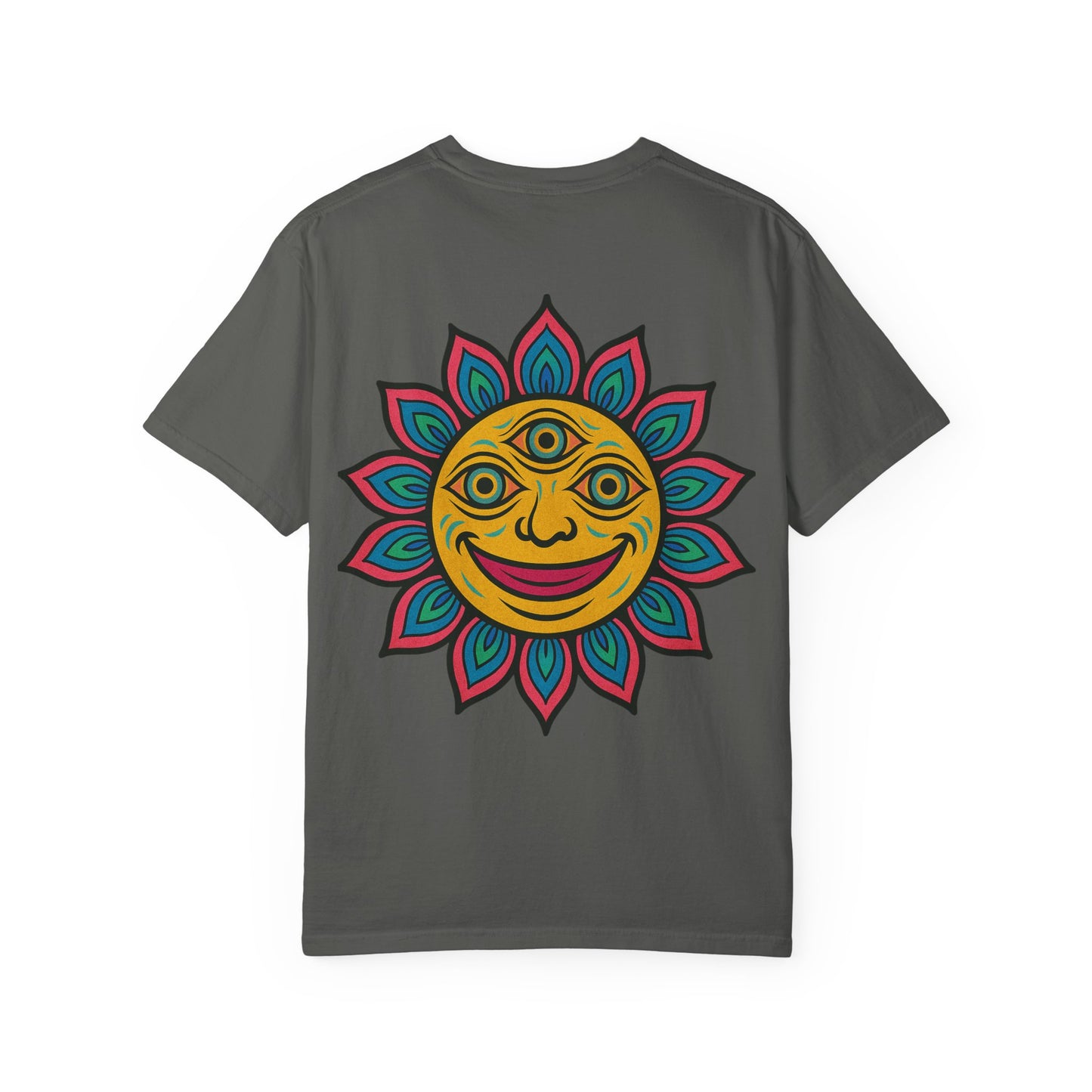 Colorful lotus Sun Graphic Tee