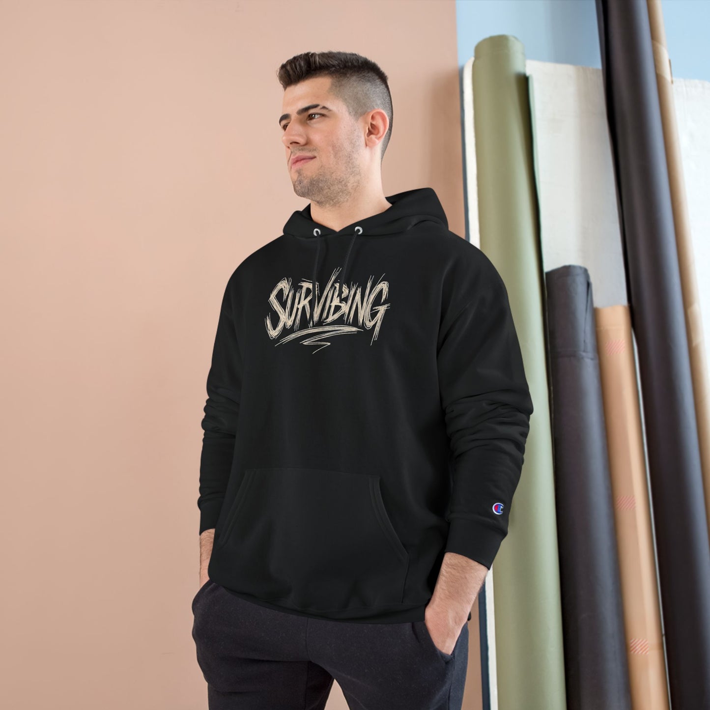 Wook puss 3 Champion Hoodie