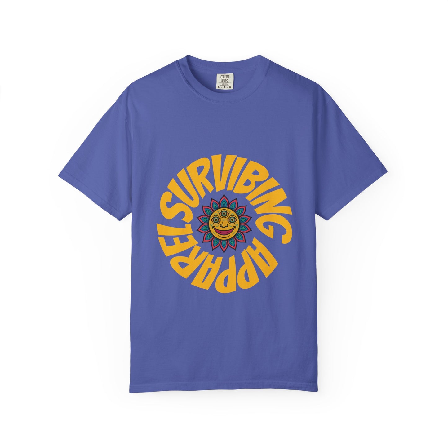 Colorful lotus Sun Graphic Tee
