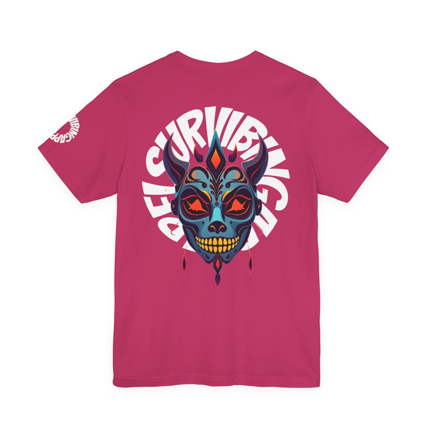 Ani Mask Unisex Tee - Bright Colored Design