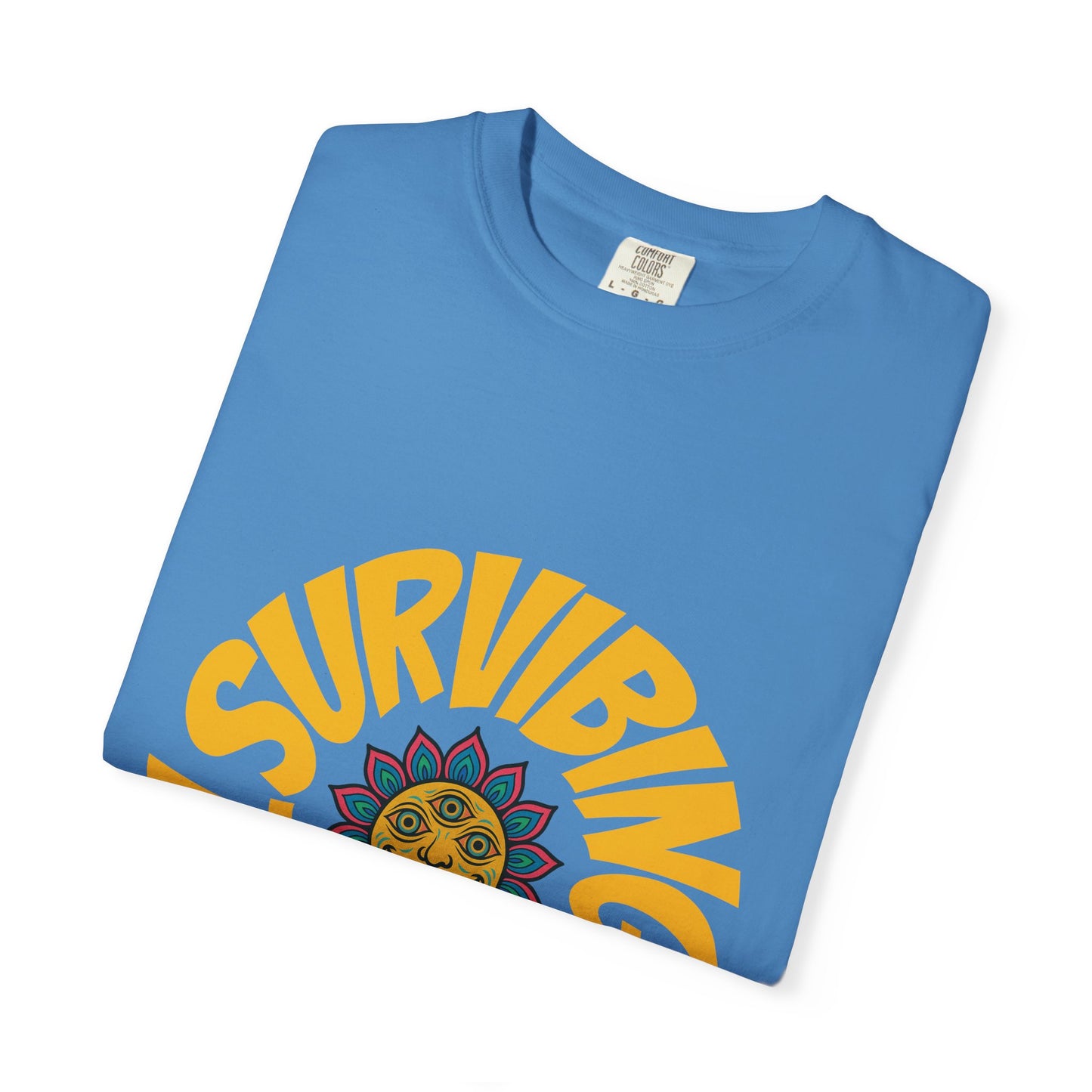 Colorful lotus Sun Graphic Tee