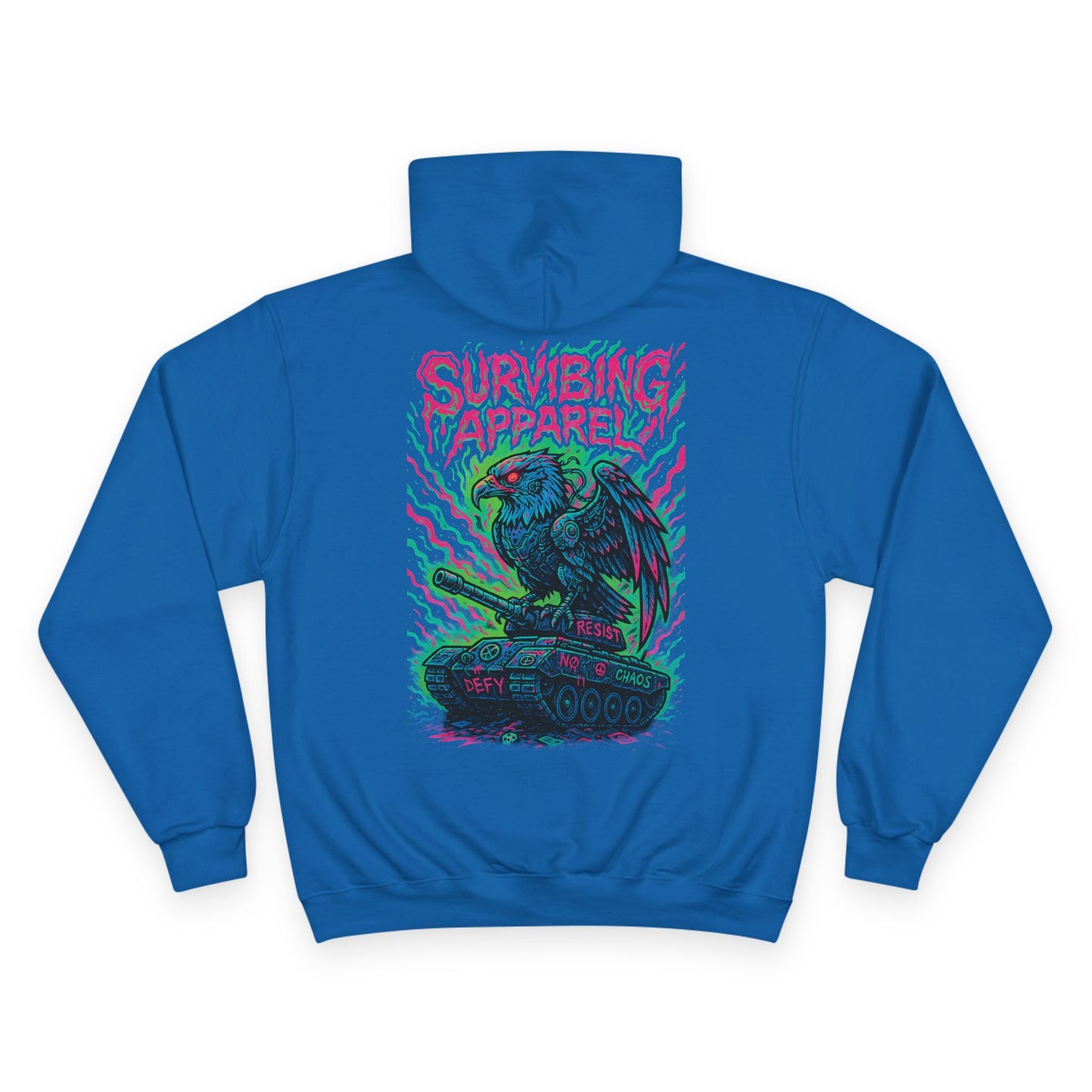 Eagle Tank Champion Hoodie - birds aren't real drop