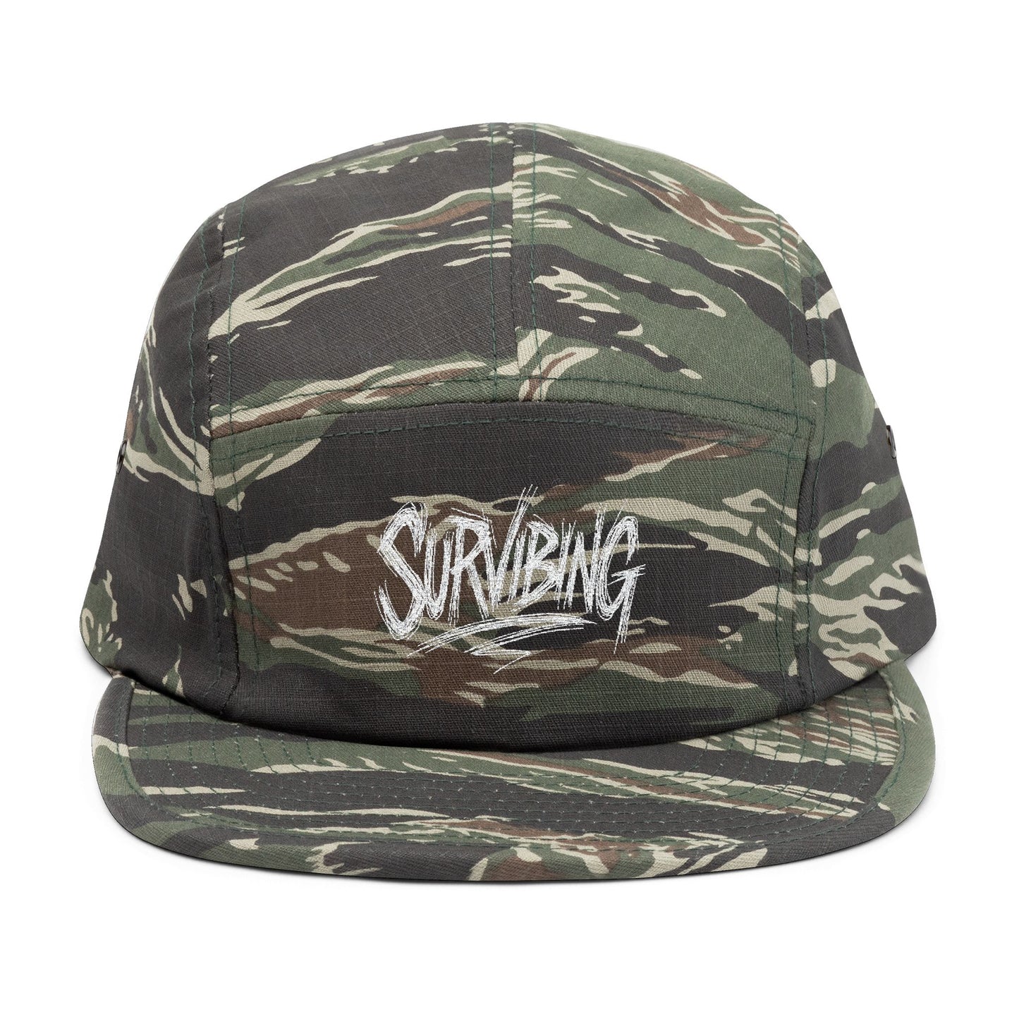 Survibing Embroidered 5 Panel Cap - Casual Streetwear Hat