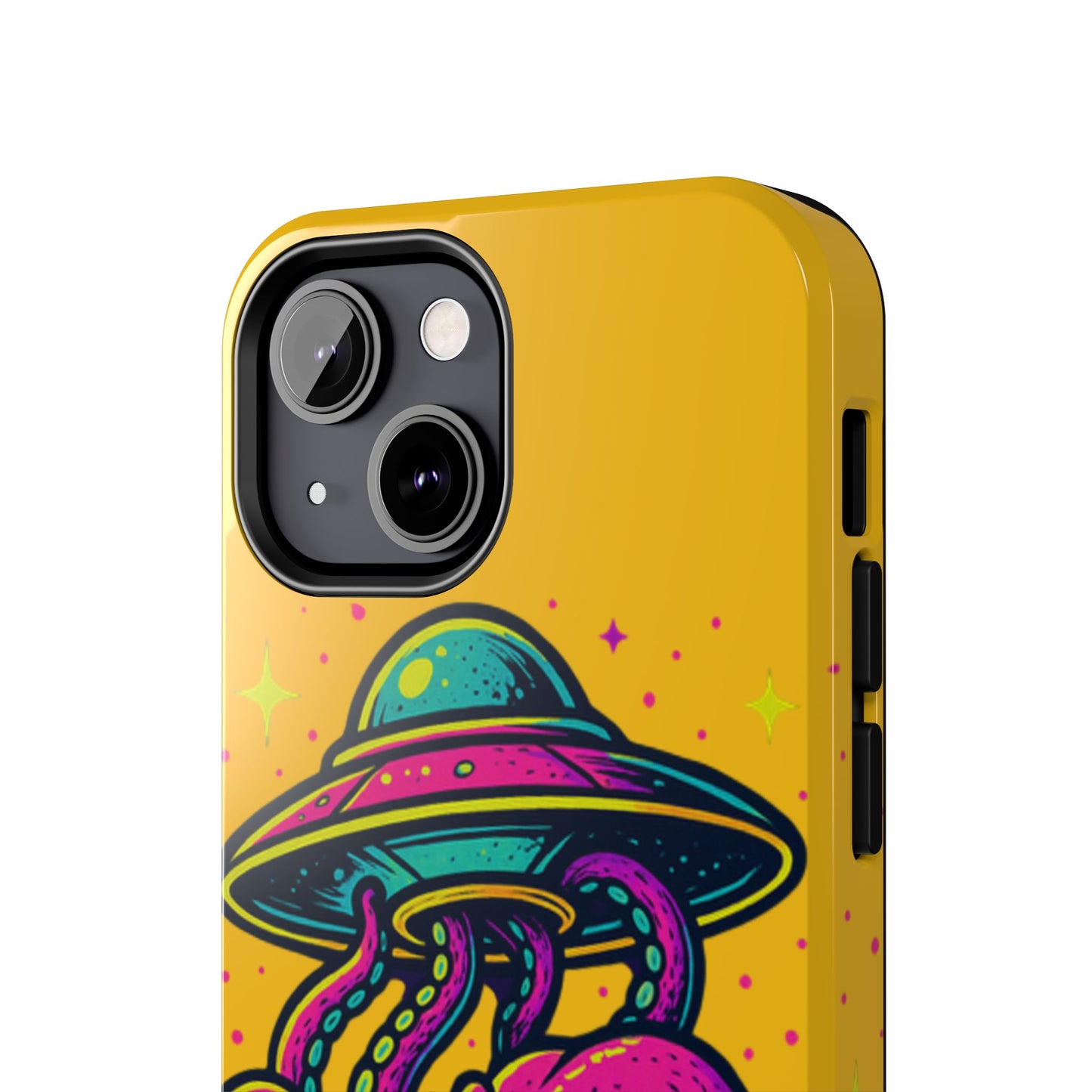 kraken Phone Case | Unique Yellow Design for Alien Lovers