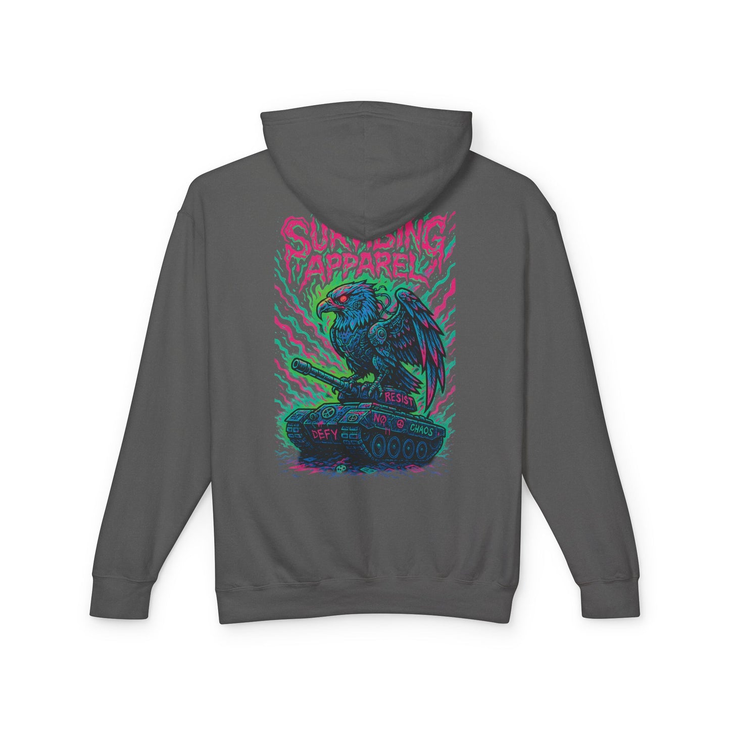 eagle tank - pocketless hoodie - birds aren't real drop