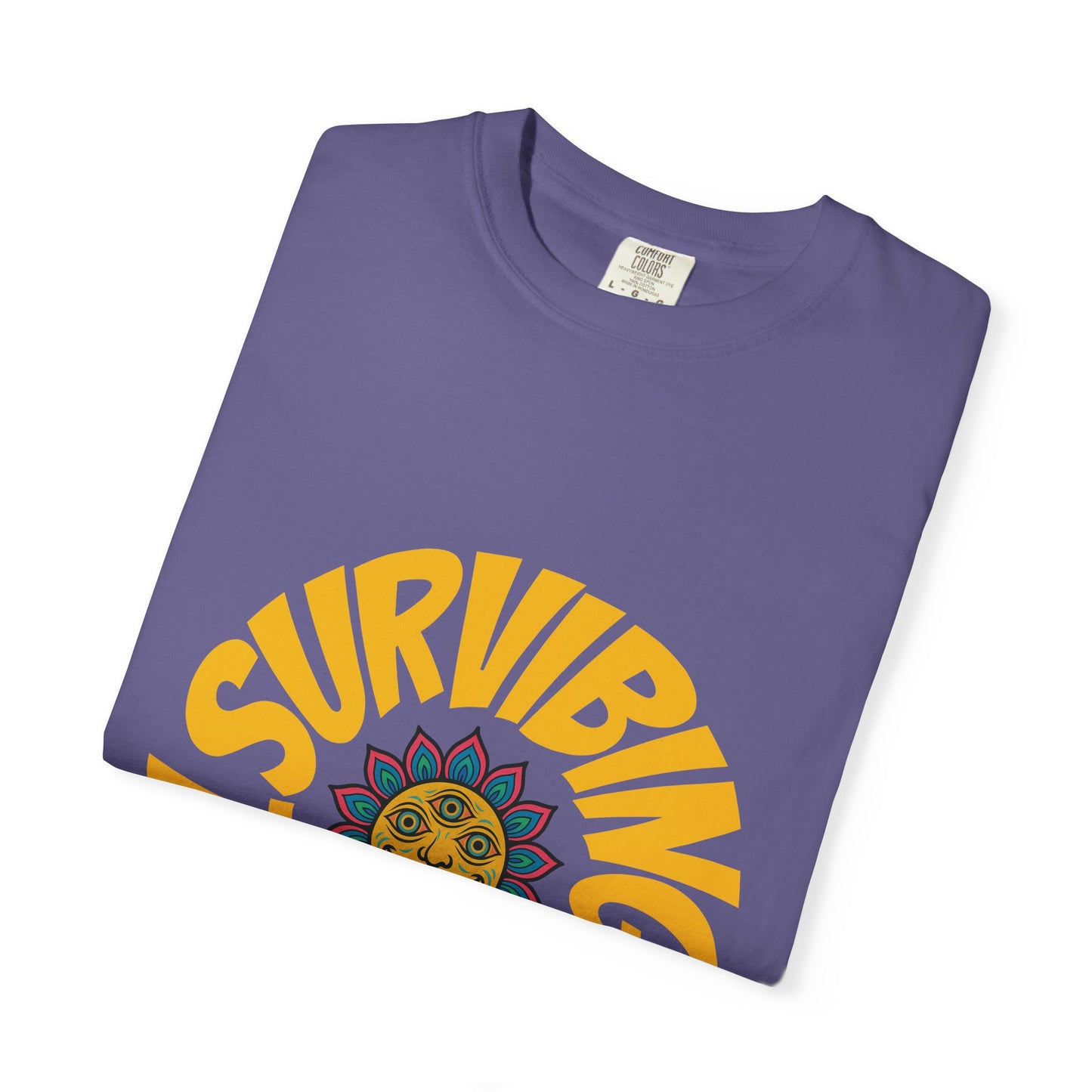 Colorful lotus Sun Graphic Tee