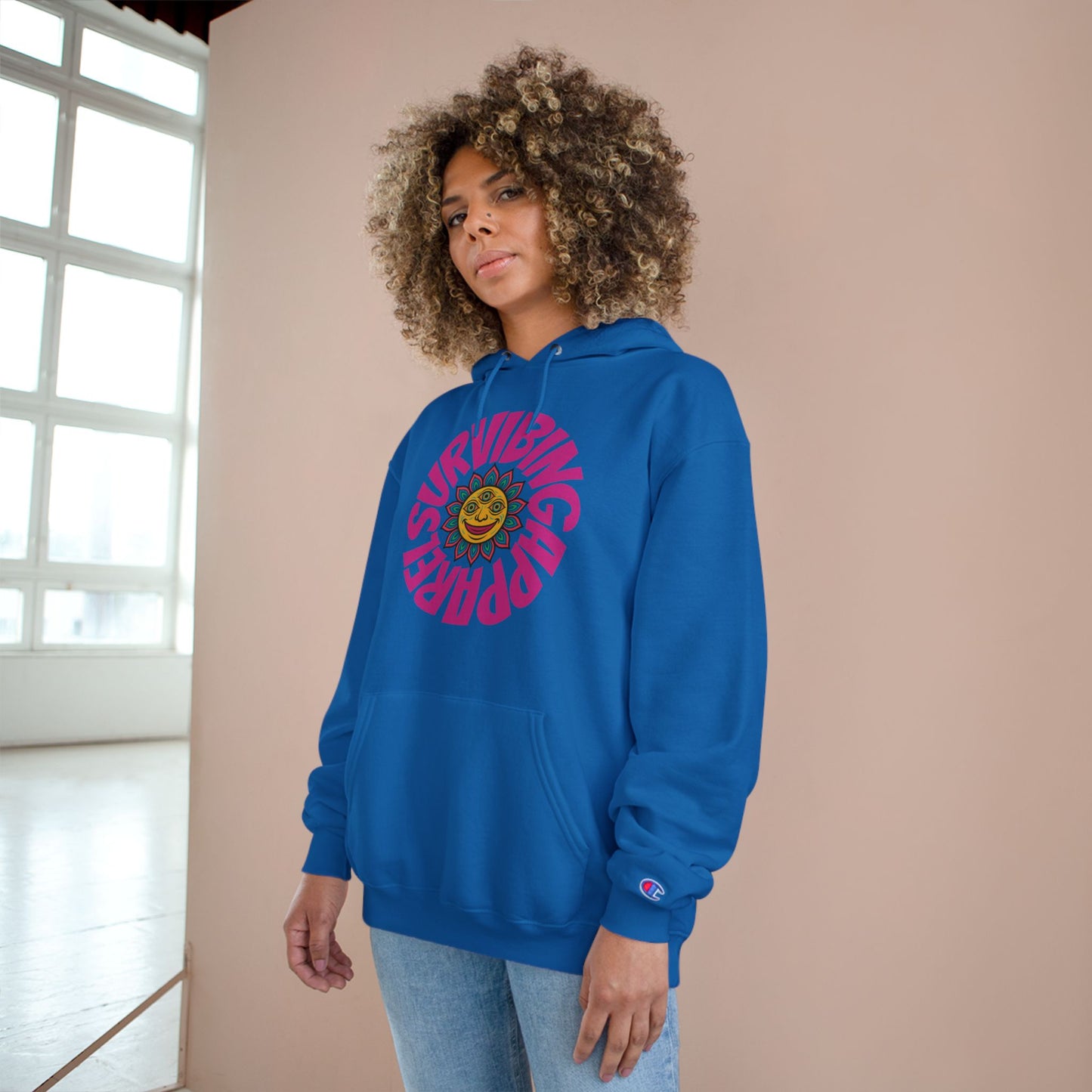 Lotus sun Champion Hoodie