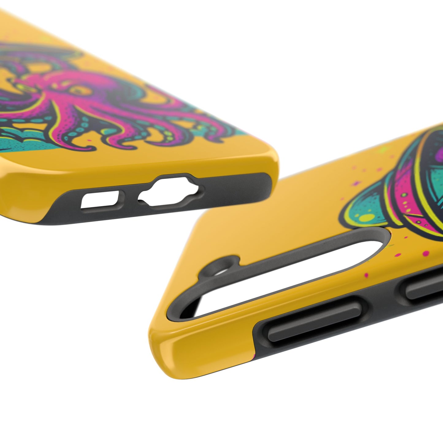 kraken Phone Case | Unique Yellow Design for Alien Lovers