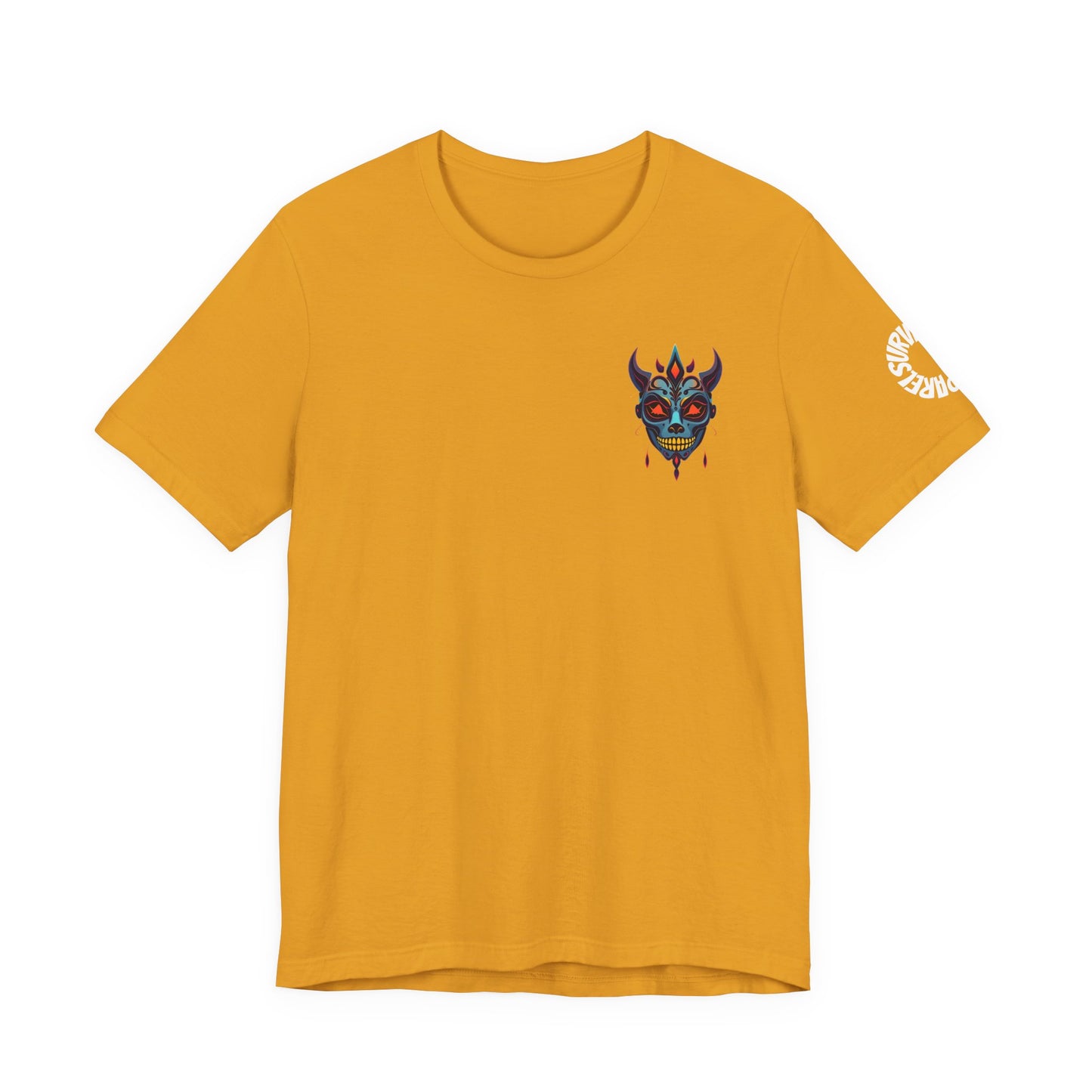Ani Mask Unisex Tee - Bright Colored Design