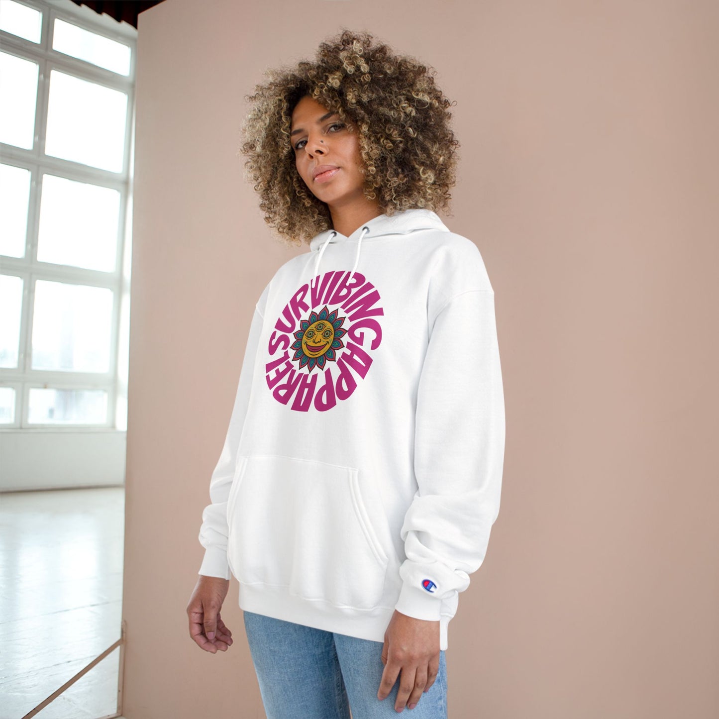 Lotus sun Champion Hoodie
