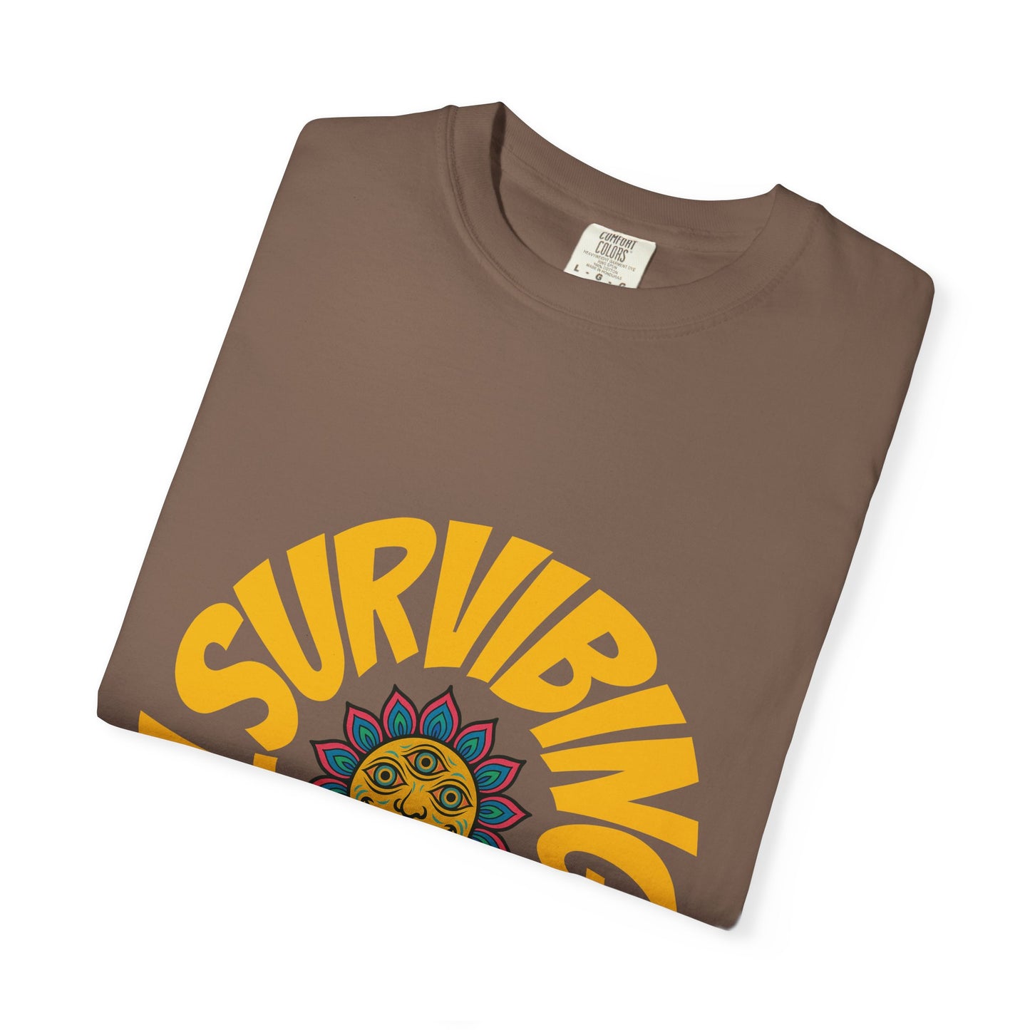 Colorful lotus Sun Graphic Tee