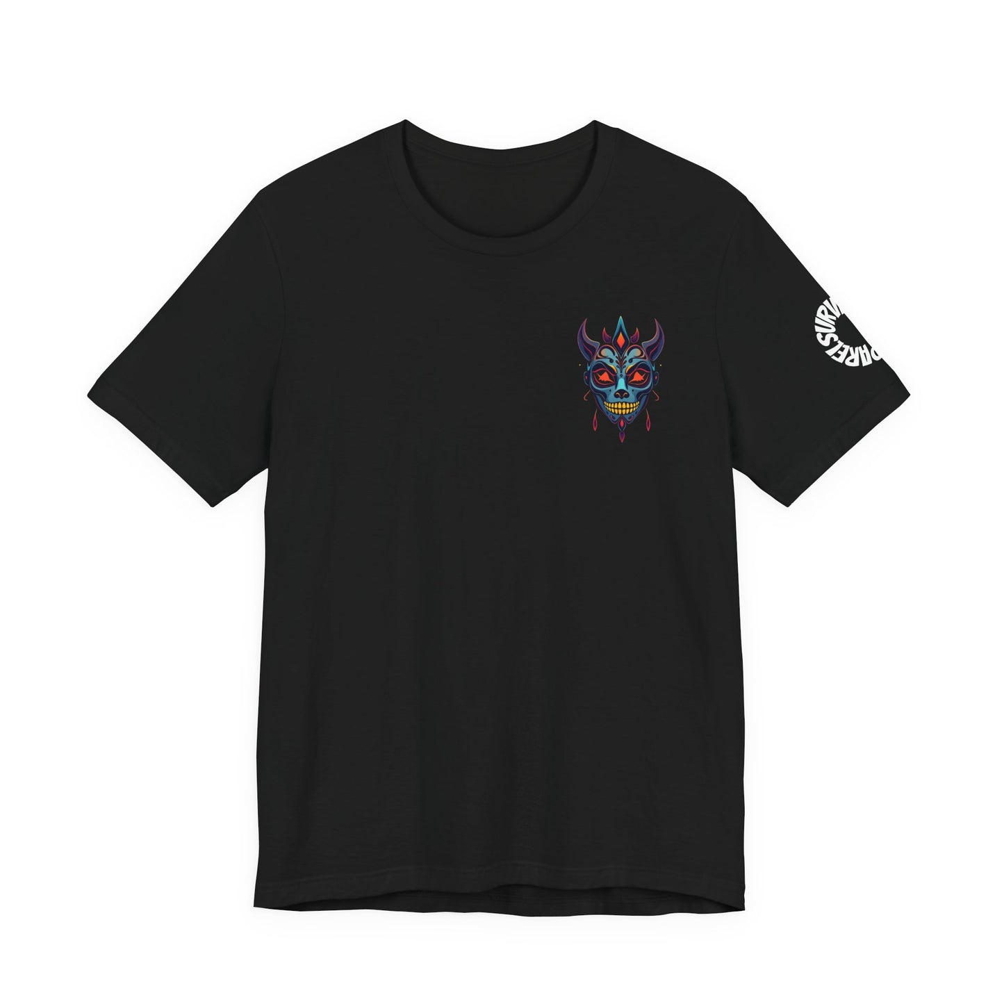 Ani Mask Unisex Tee - Bright Colored Design