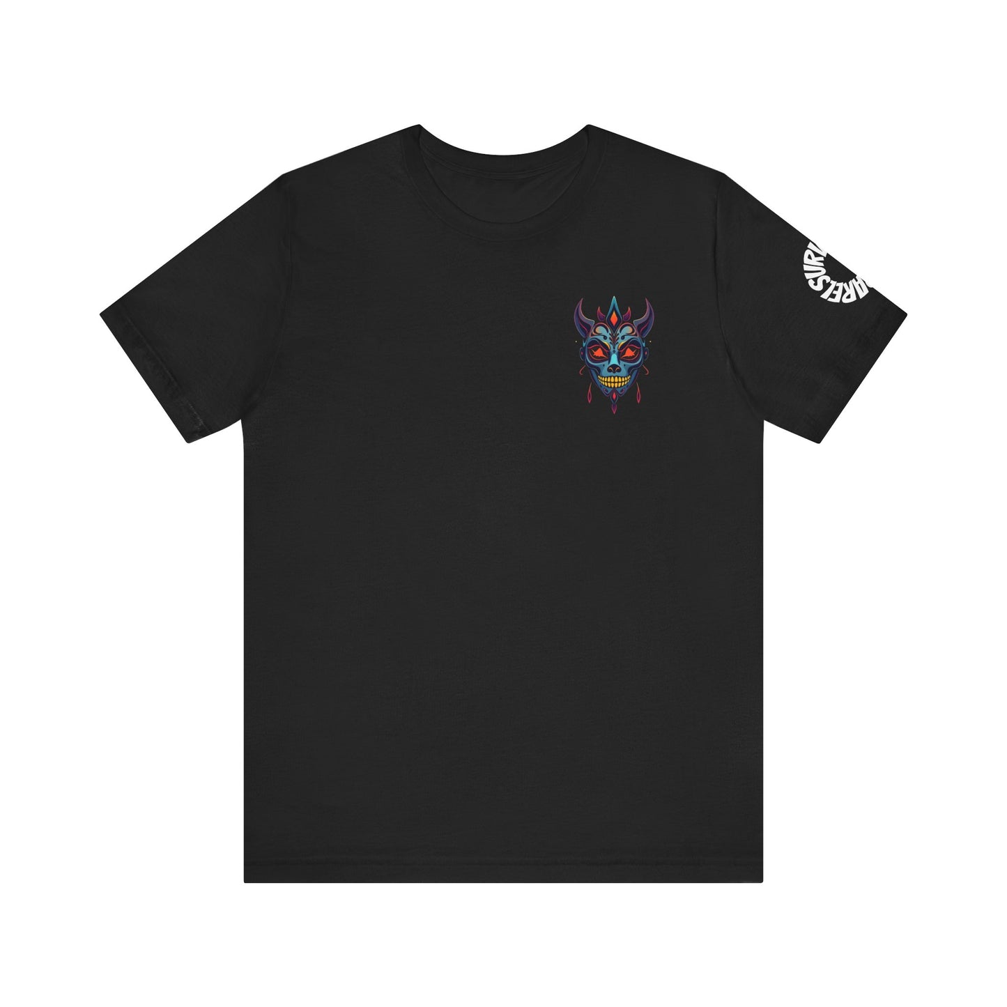 Ani Mask Unisex Tee - Bright Colored Design