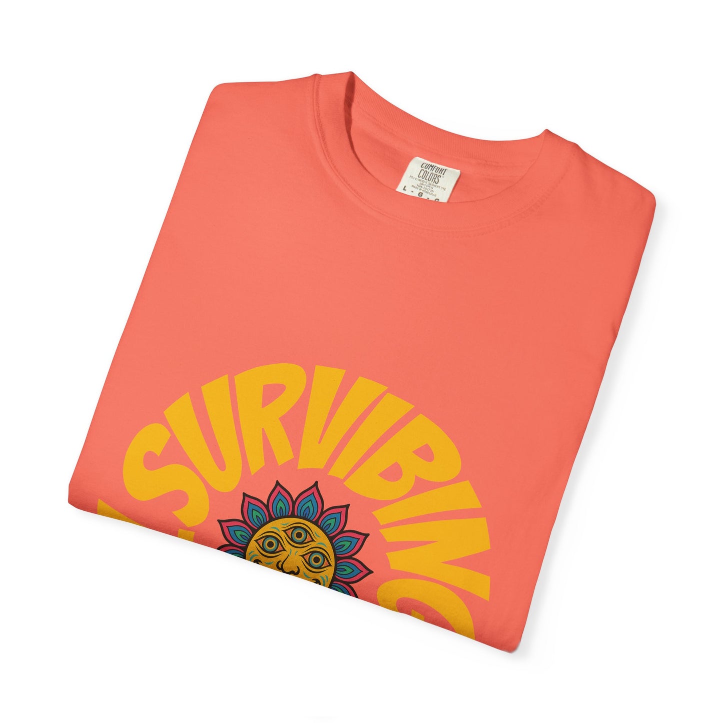 Colorful lotus Sun Graphic Tee