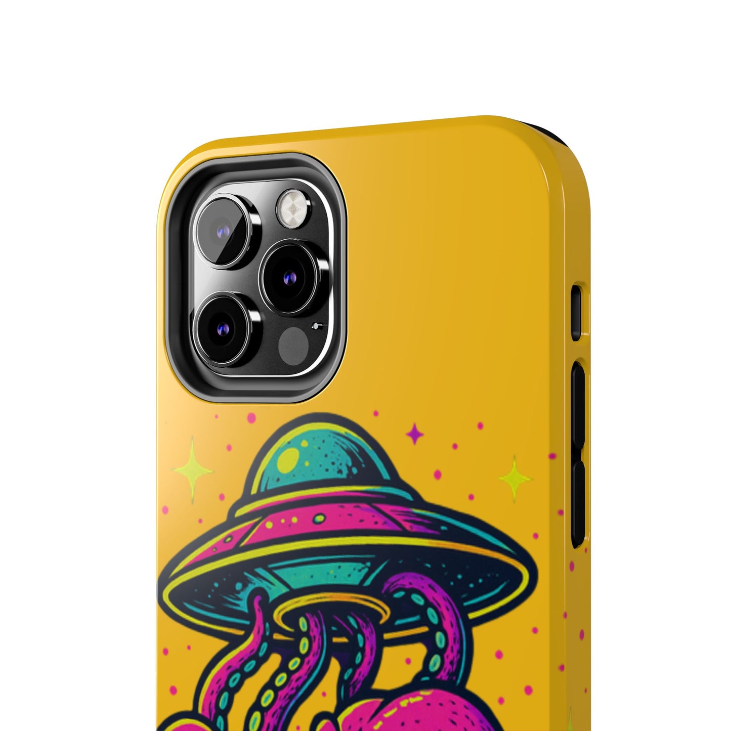 kraken Phone Case | Unique Yellow Design for Alien Lovers