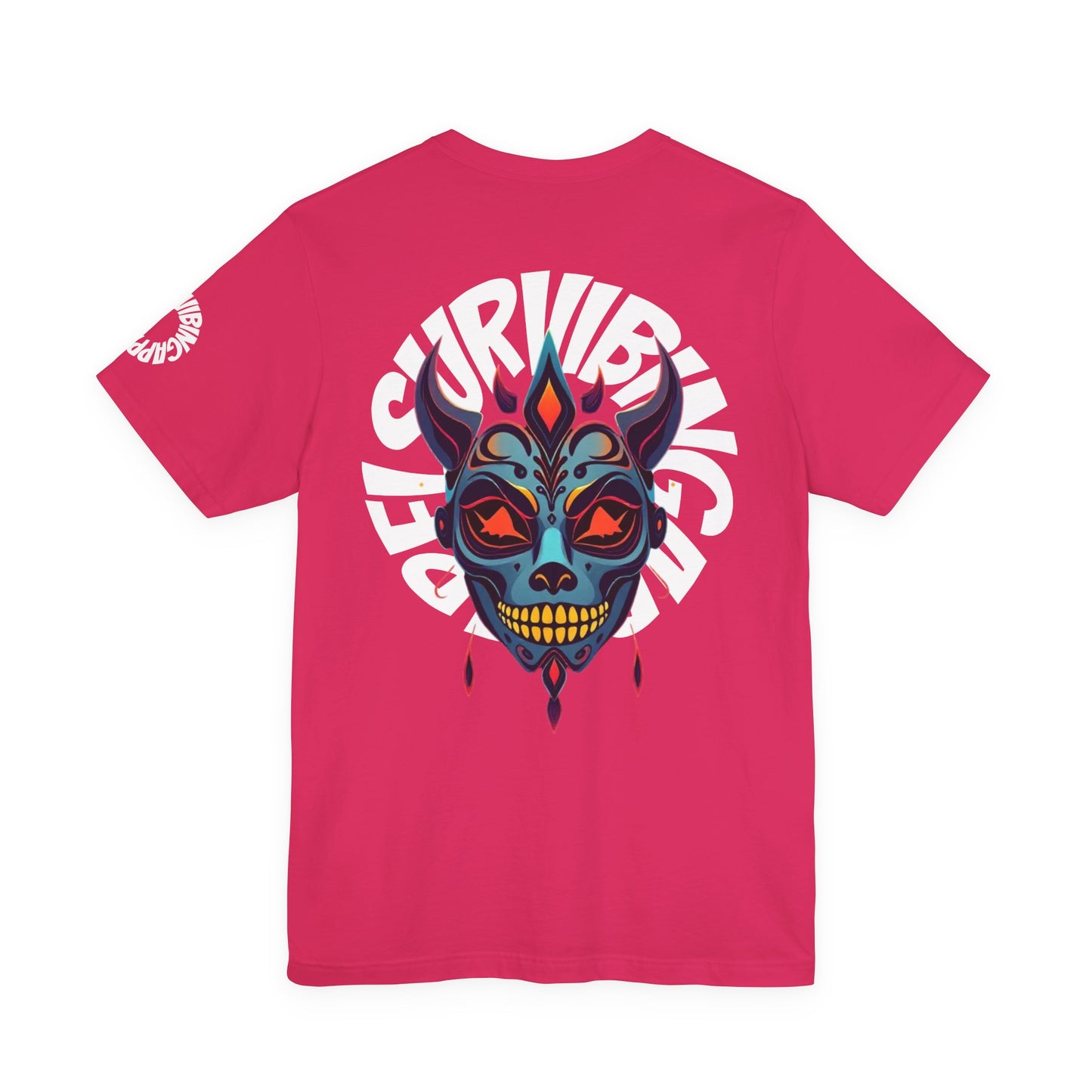 Ani Mask Unisex Tee - Bright Colored Design