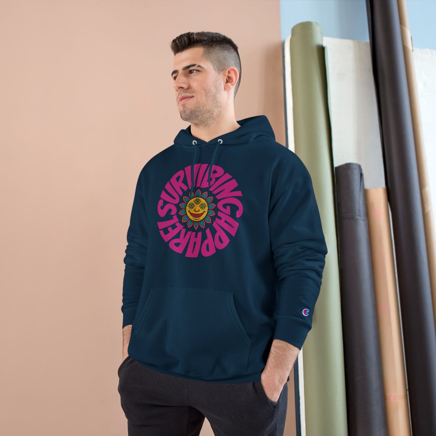 Lotus sun Champion Hoodie