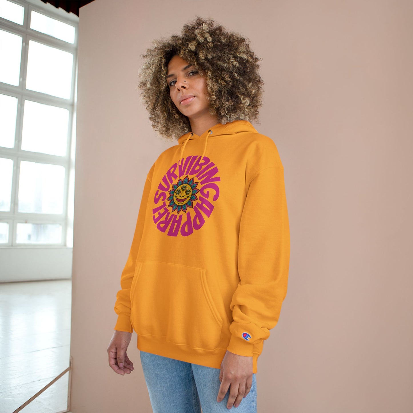 Lotus sun Champion Hoodie