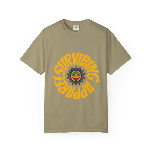 Colorful lotus Sun Graphic Tee
