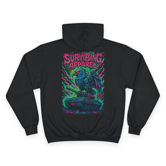 Eagle Tank Champion Hoodie - birds aren't real drop